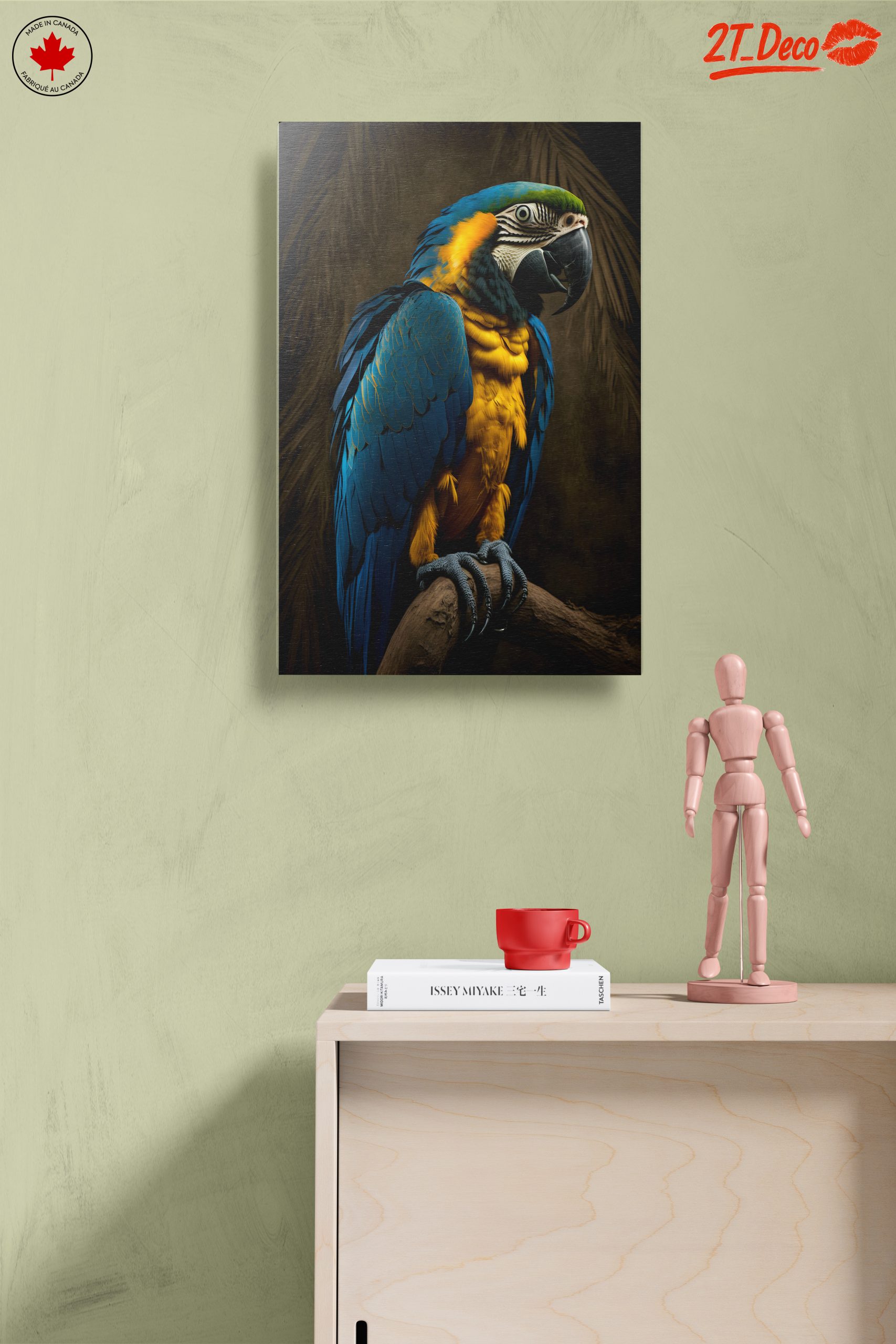 Stunning Macaw Parrot Wall Art - Image 14