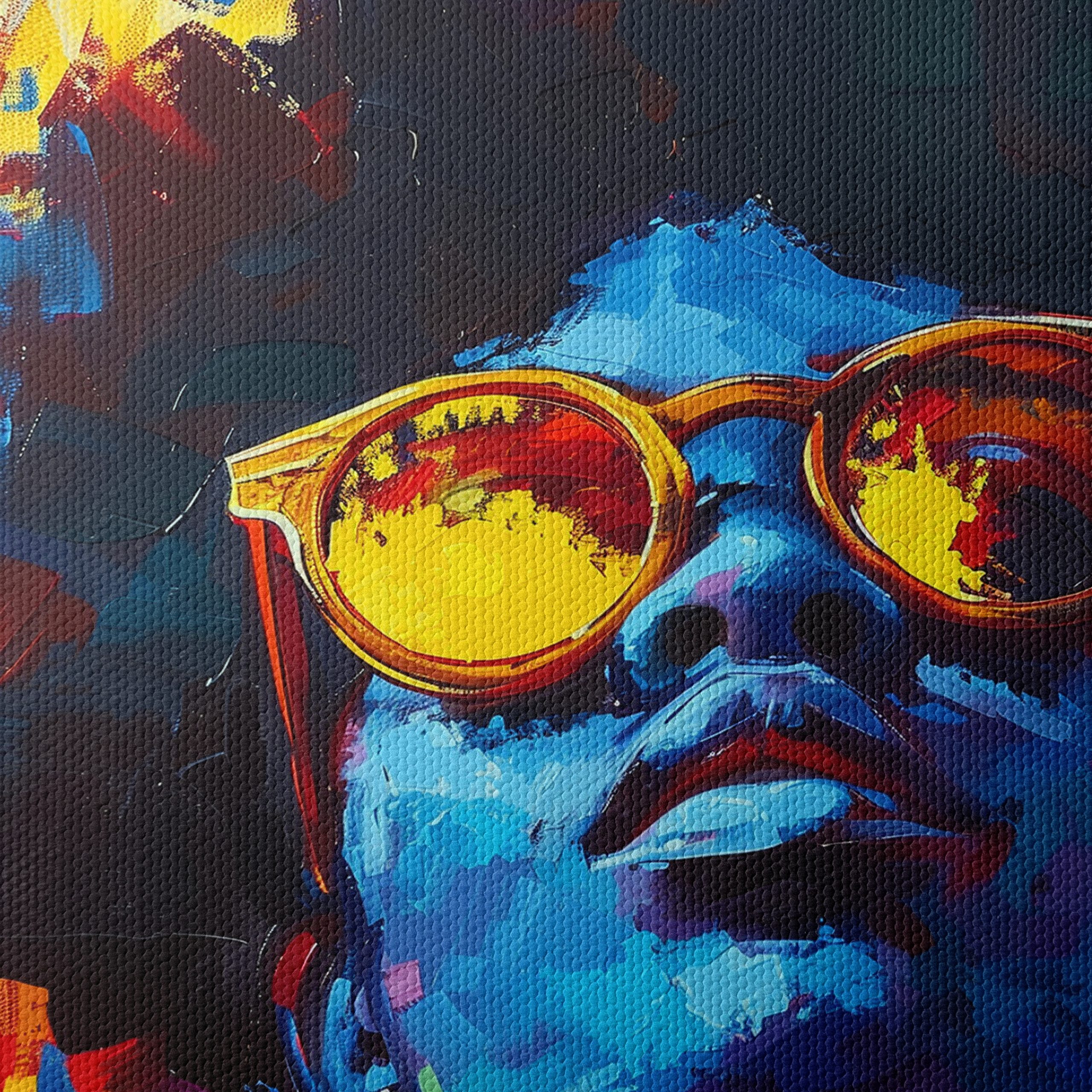 Vibrant Afro Art with Bold Colors and Expression - Image 4
