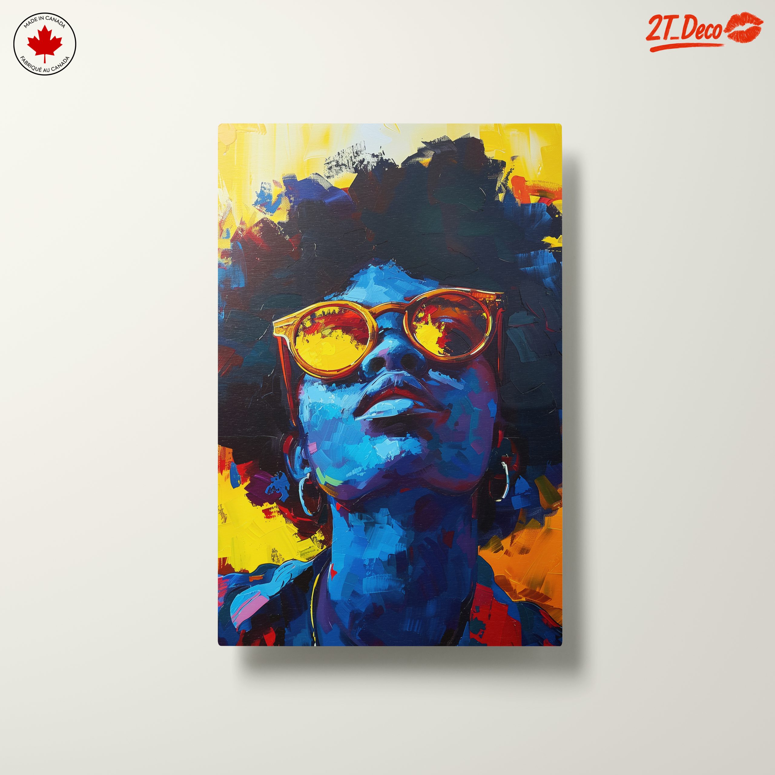 Vibrant Afro Art with Bold Colors and Expression - Image 10