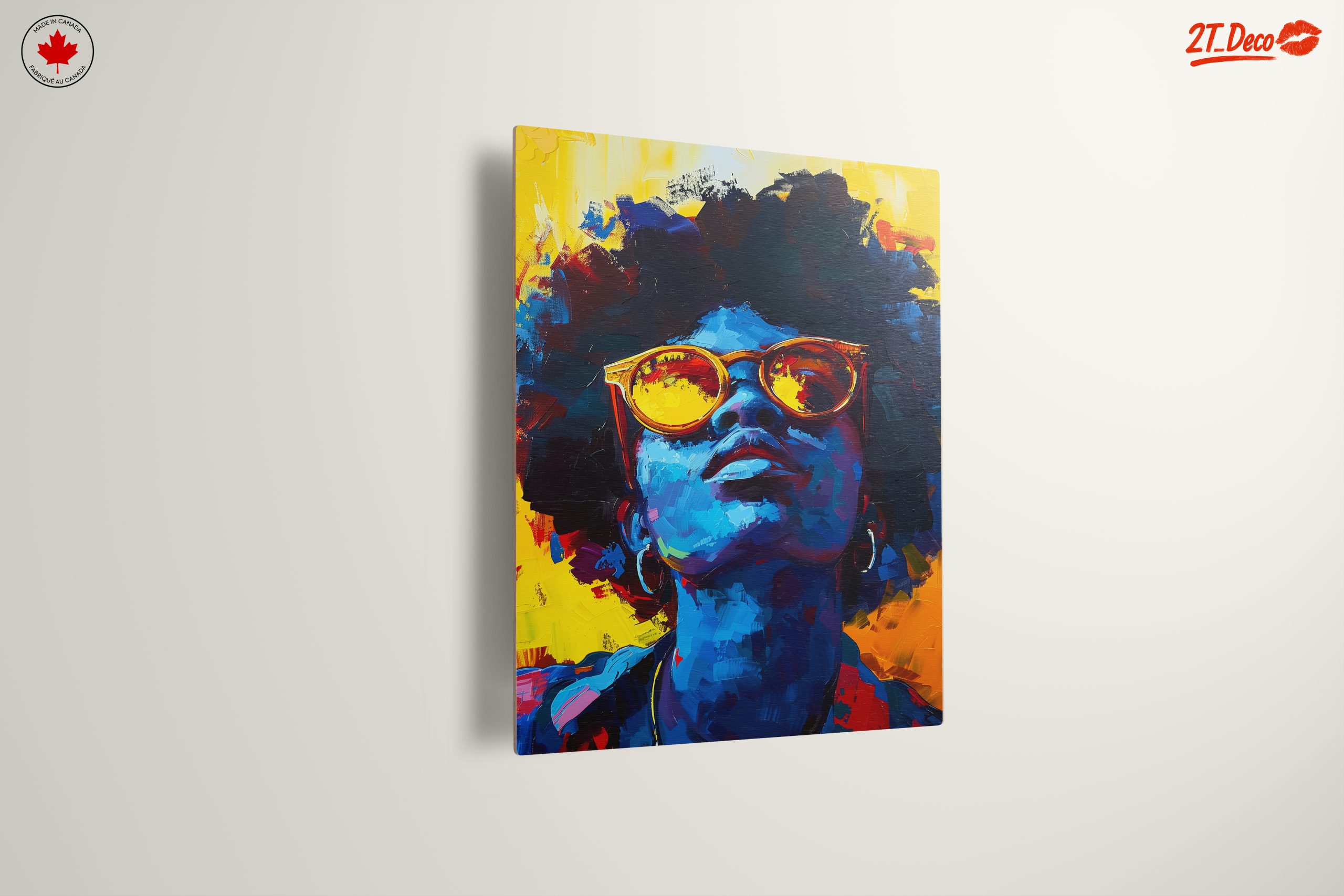 Vibrant Afro Art with Bold Colors and Expression - Image 13