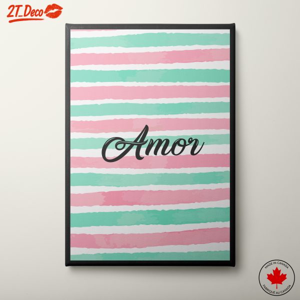 Amor Inspirational Quote Art