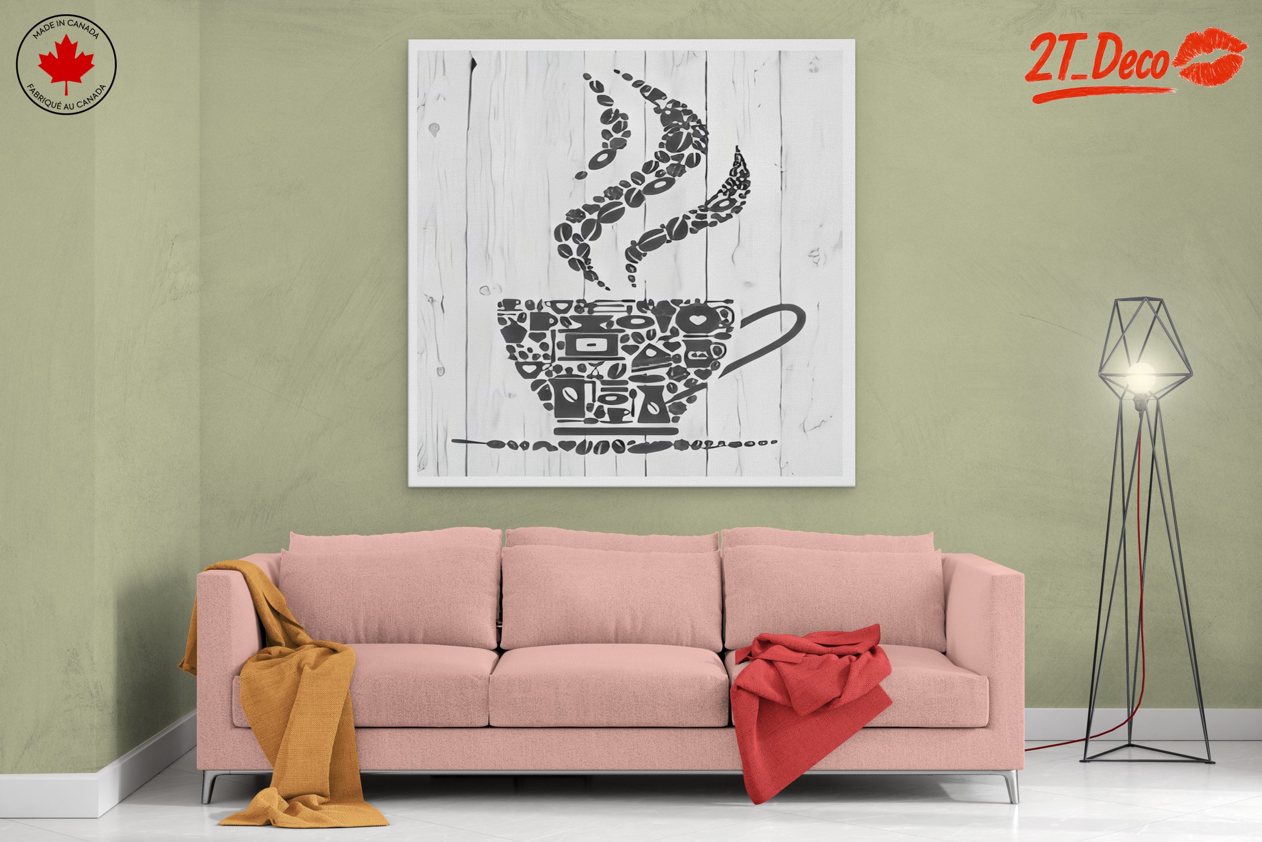 Stylish Coffee Cup Art for Coffee Lovers - Image 2