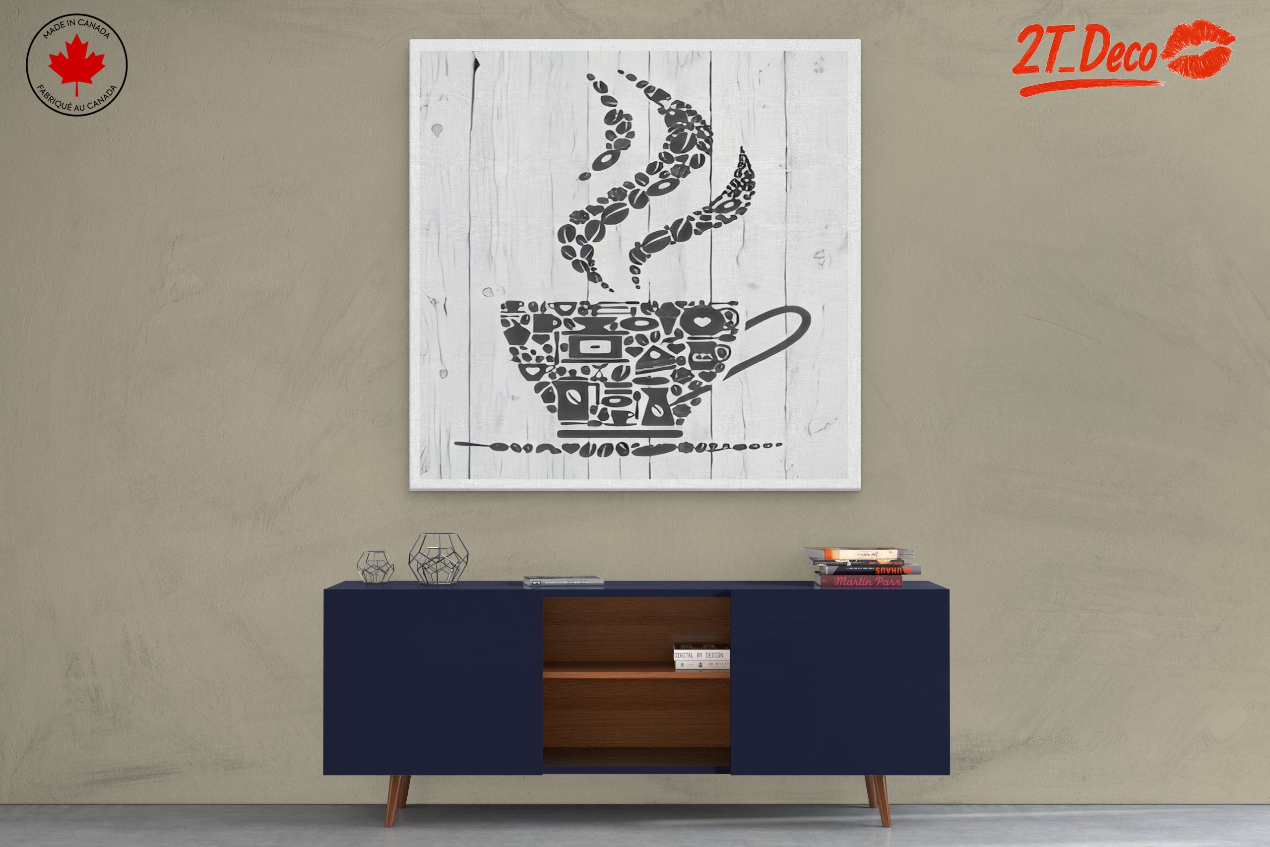 Stylish Coffee Cup Art for Coffee Lovers - Image 3