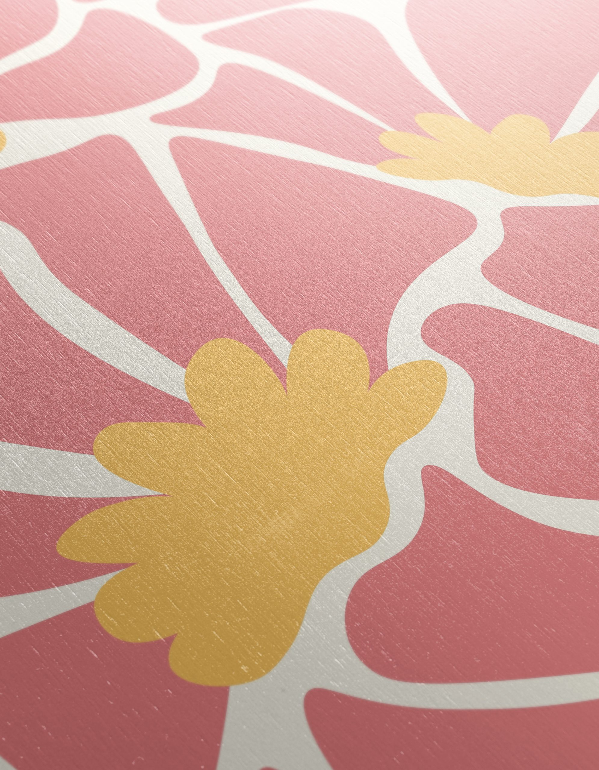 Stylized Floral Artwork in Pastel Tones - Image 12