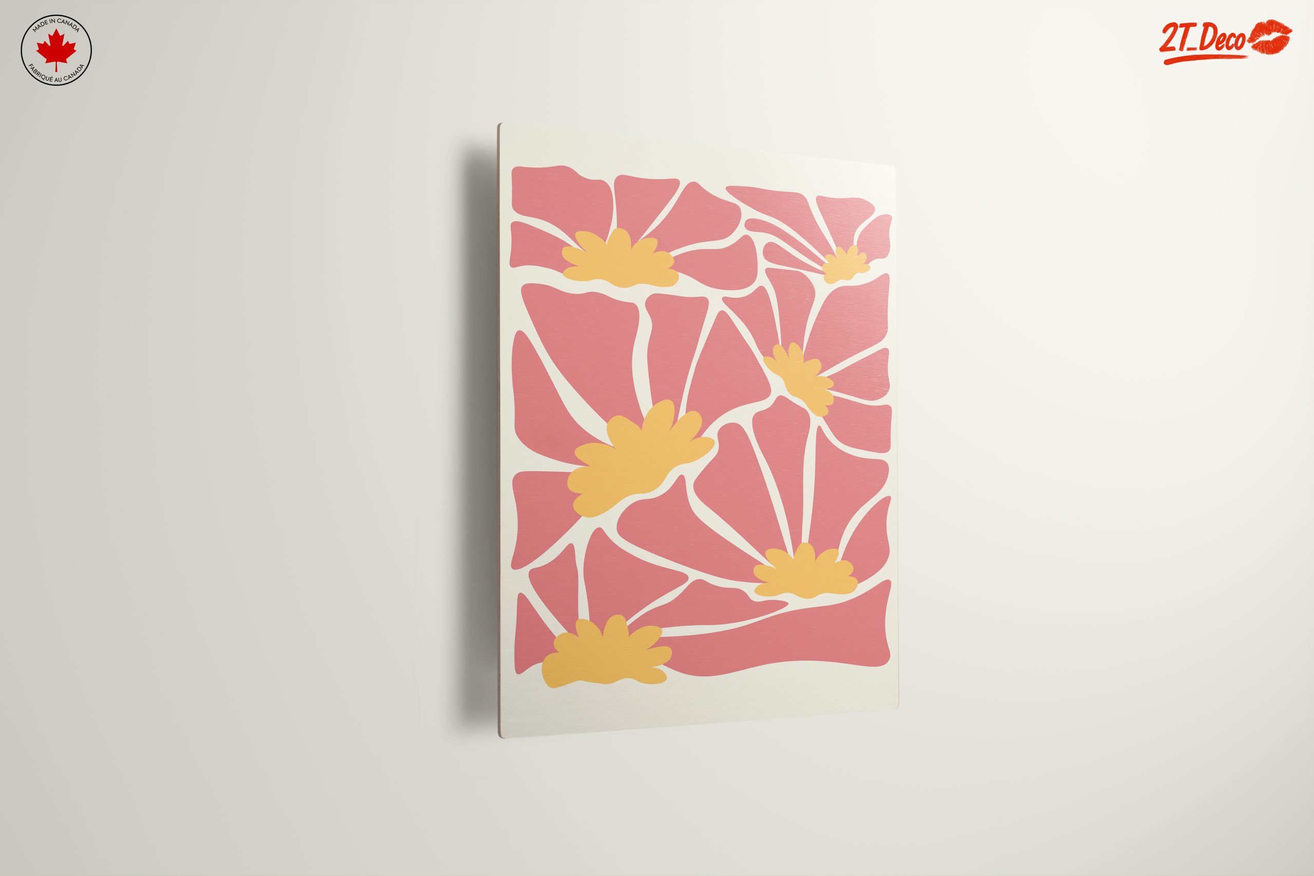 Stylized Floral Artwork in Pastel Tones - Image 13