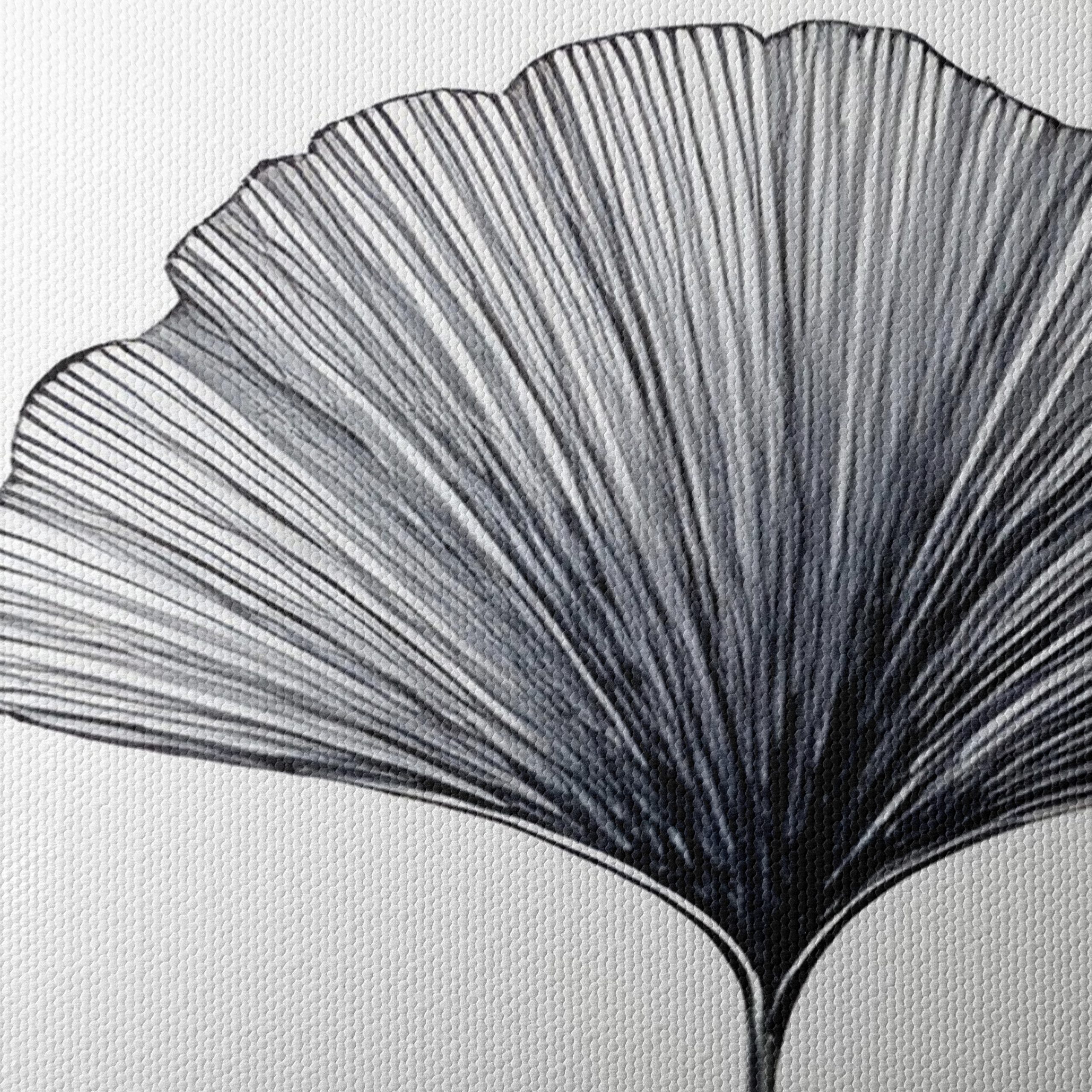 Delicate Minimalist Leaf Artwork - Image 4