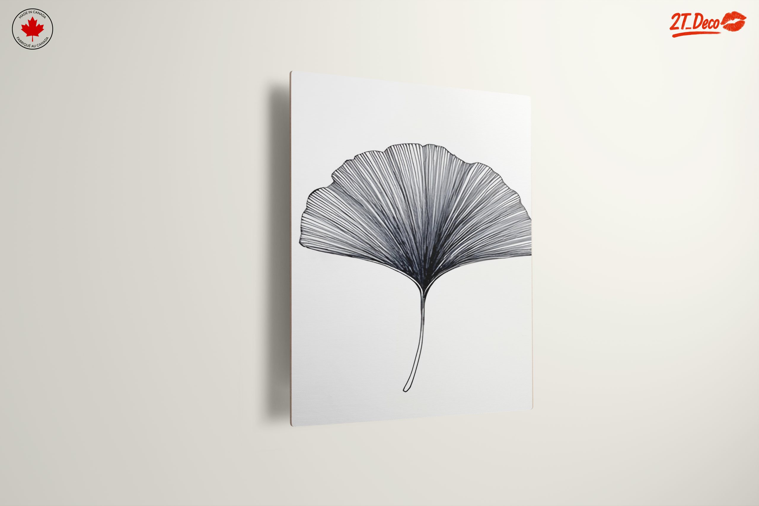 Delicate Minimalist Leaf Artwork - Image 13