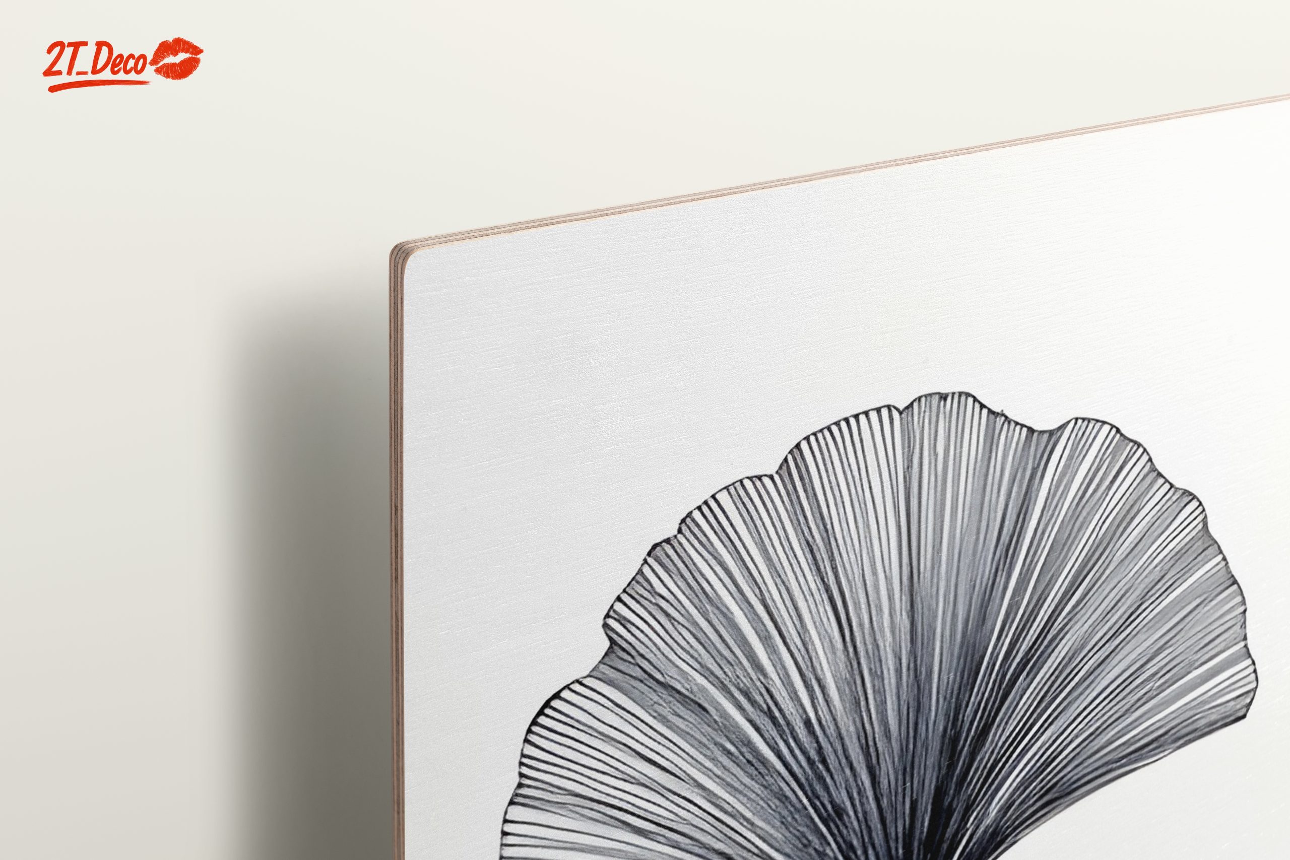 Delicate Minimalist Leaf Artwork - Image 15