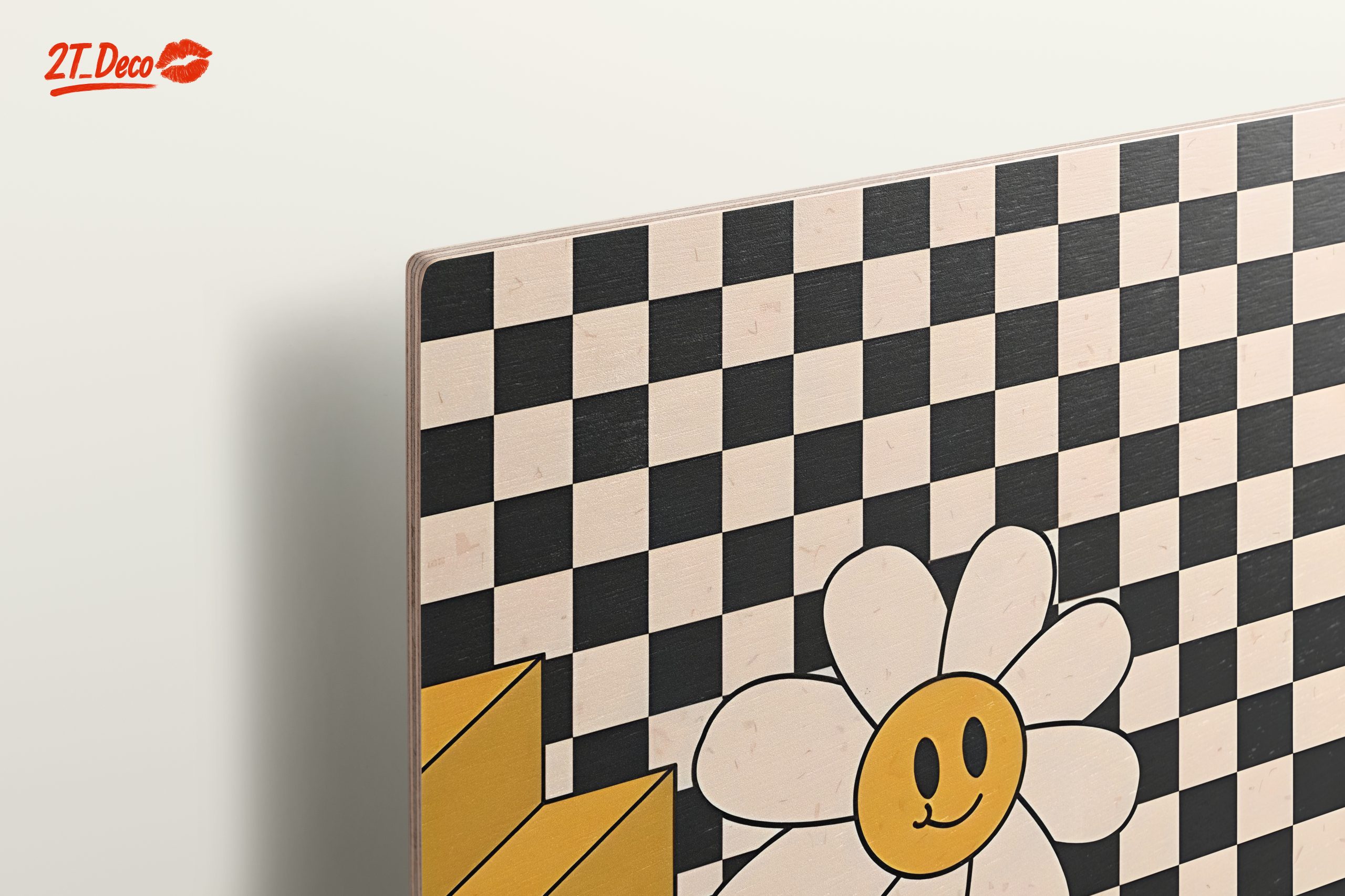 Whimsical Doodle Flower on Stairs - Image 15