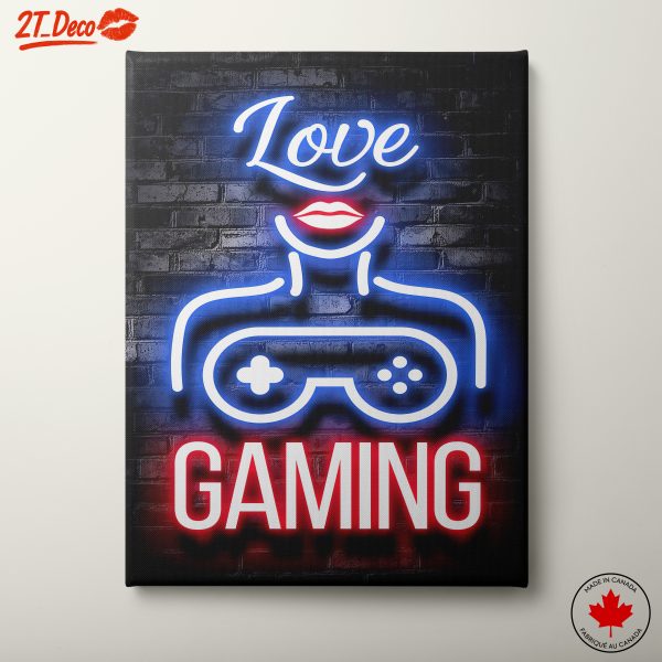 Neon Love Gaming Art