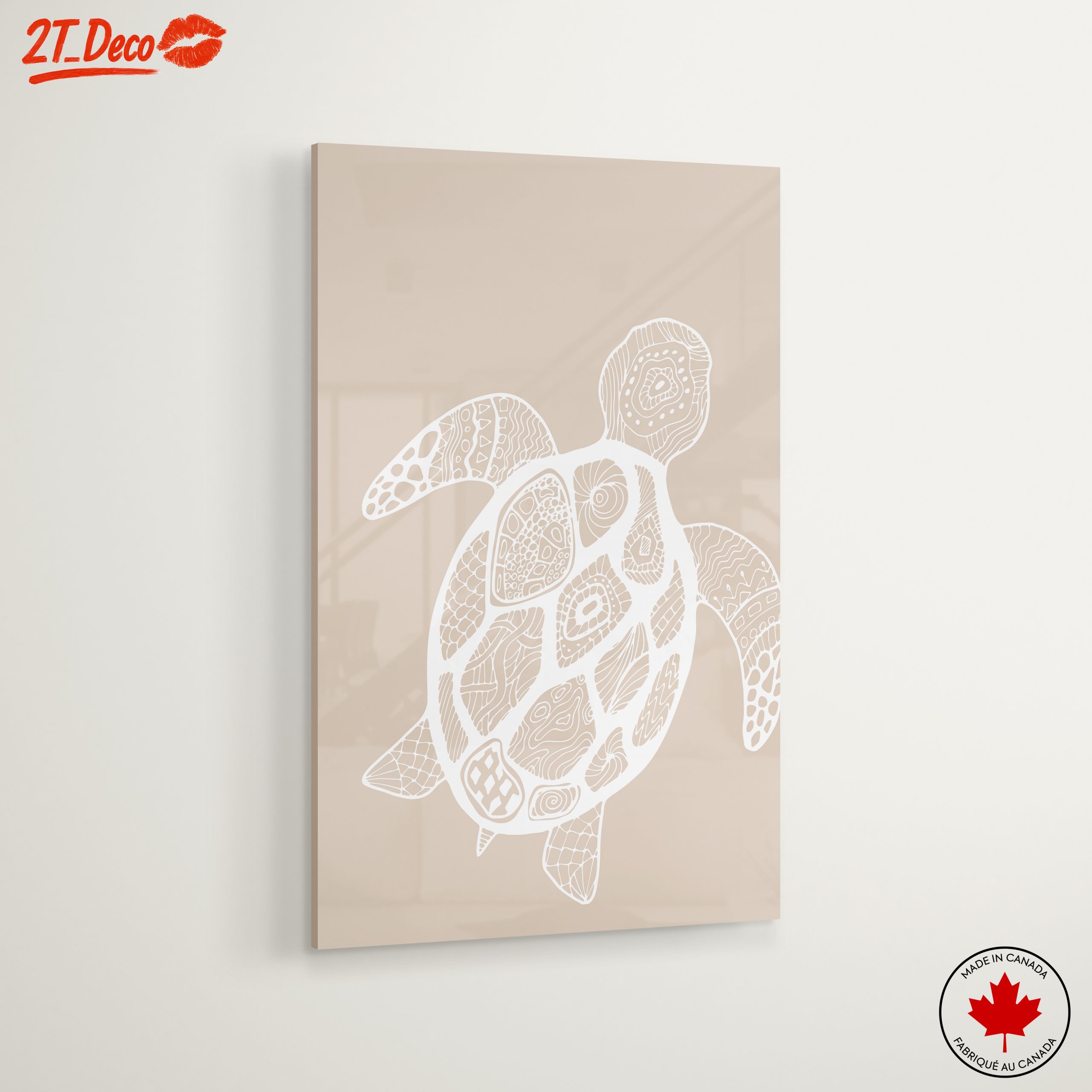 Stylized Turtle Wall Art Design - Image 6