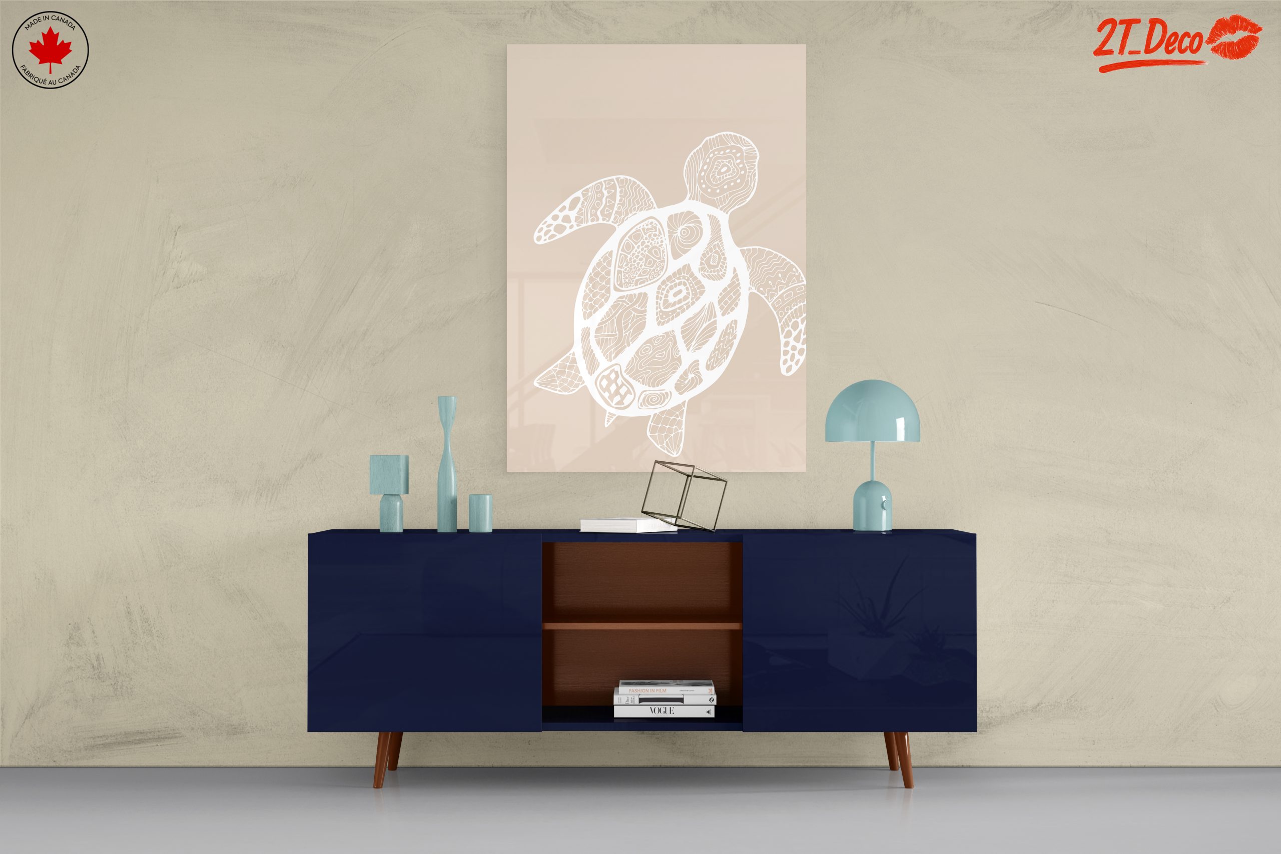 Stylized Turtle Wall Art Design - Image 8