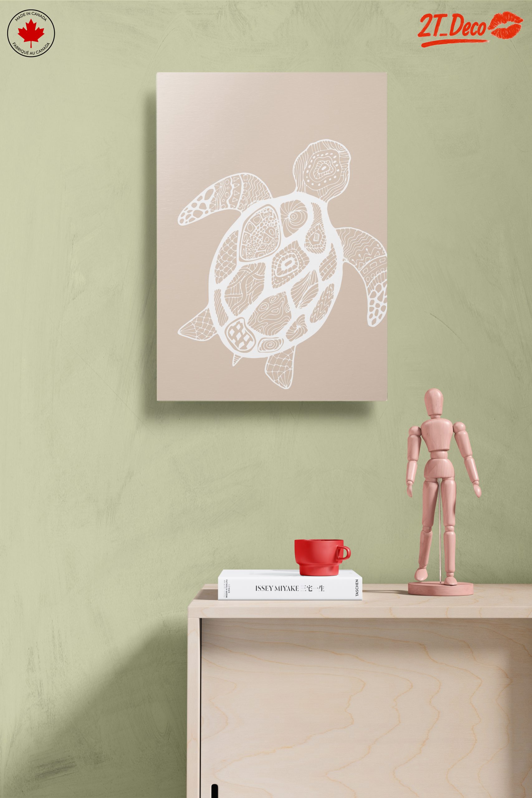 Stylized Turtle Wall Art Design - Image 14