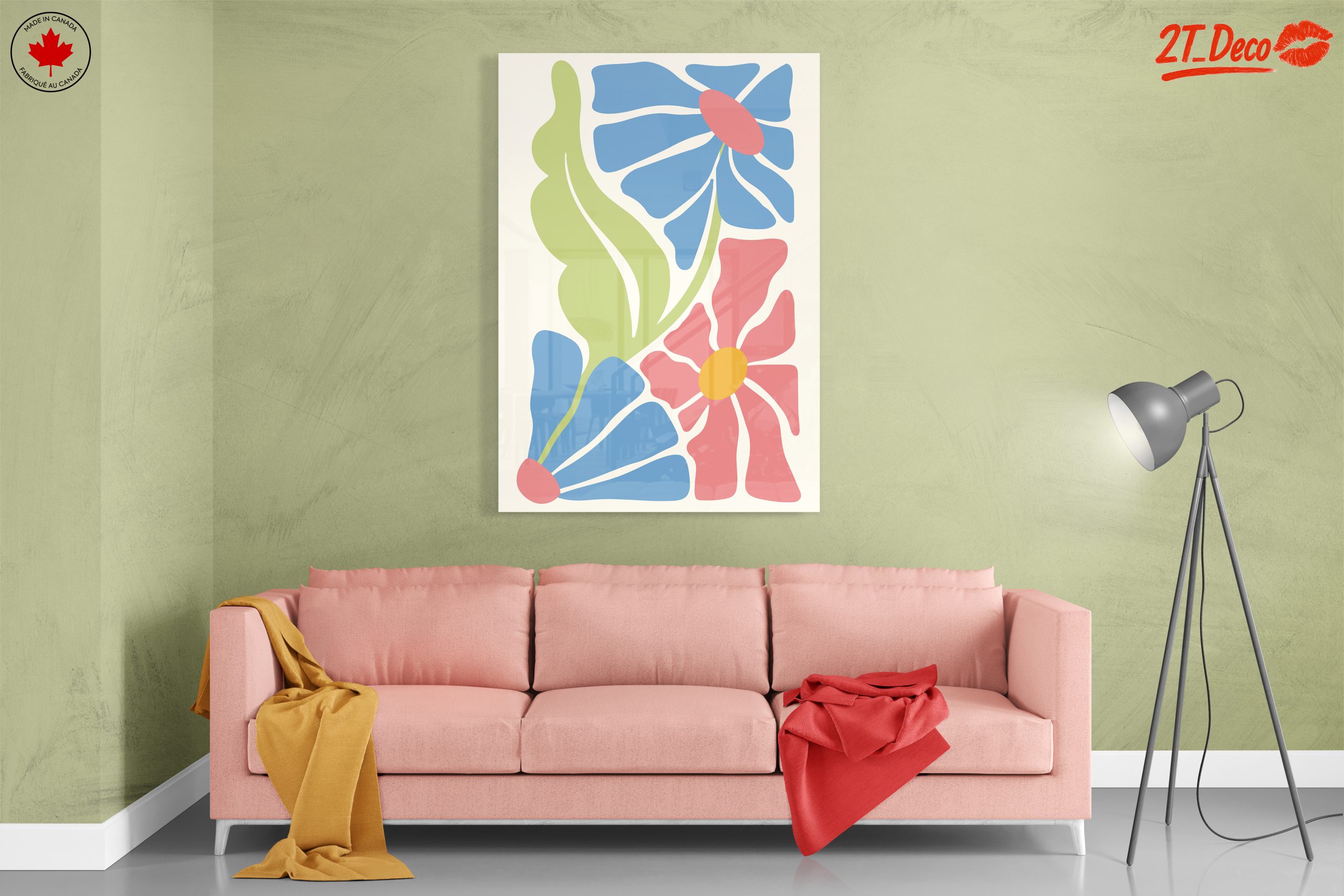Colorful Floral Design Art - Image 7