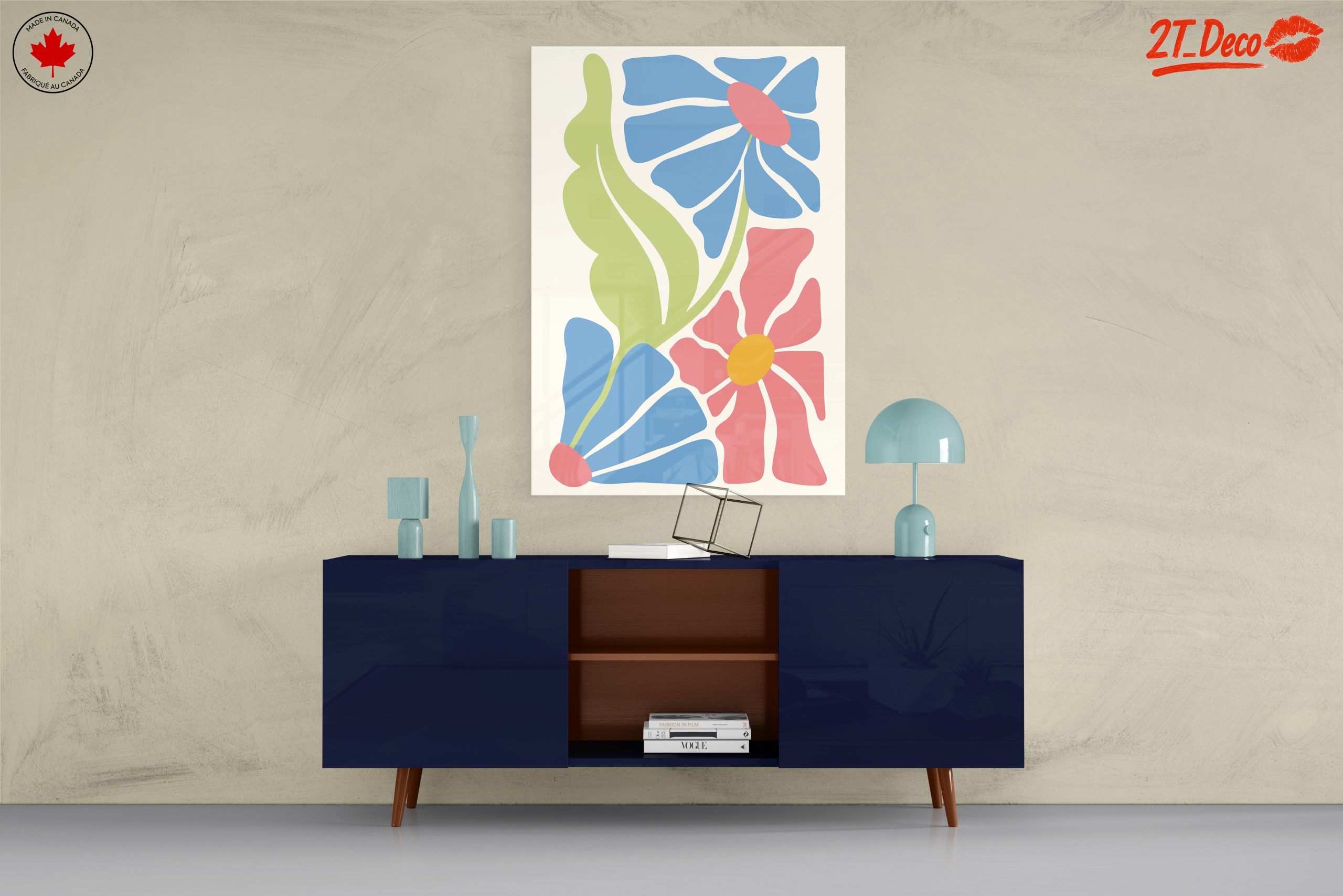 Colorful Floral Design Art - Image 8