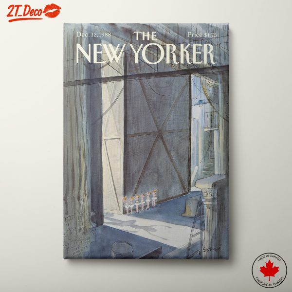 The New Yorker Magazine Cover Featuring Dancers