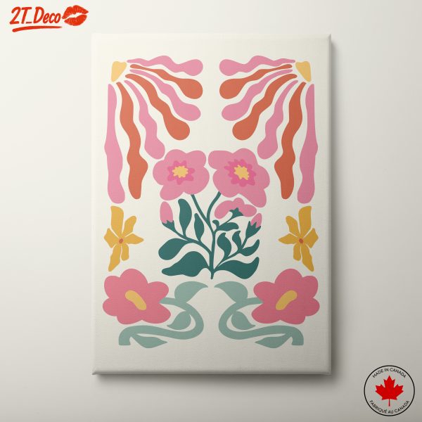 Charming Floral Modern Design Art