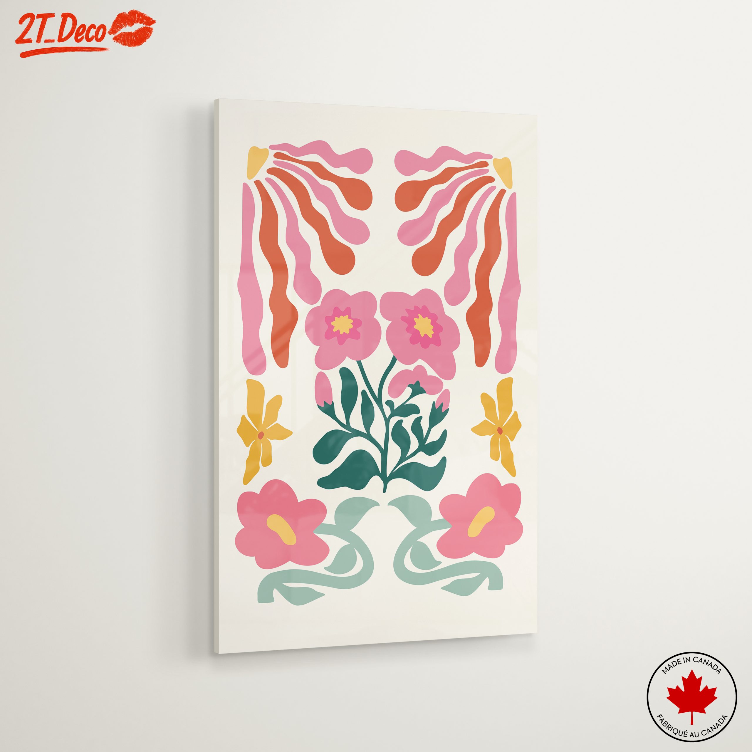 Charming Floral Modern Design Art - Image 6