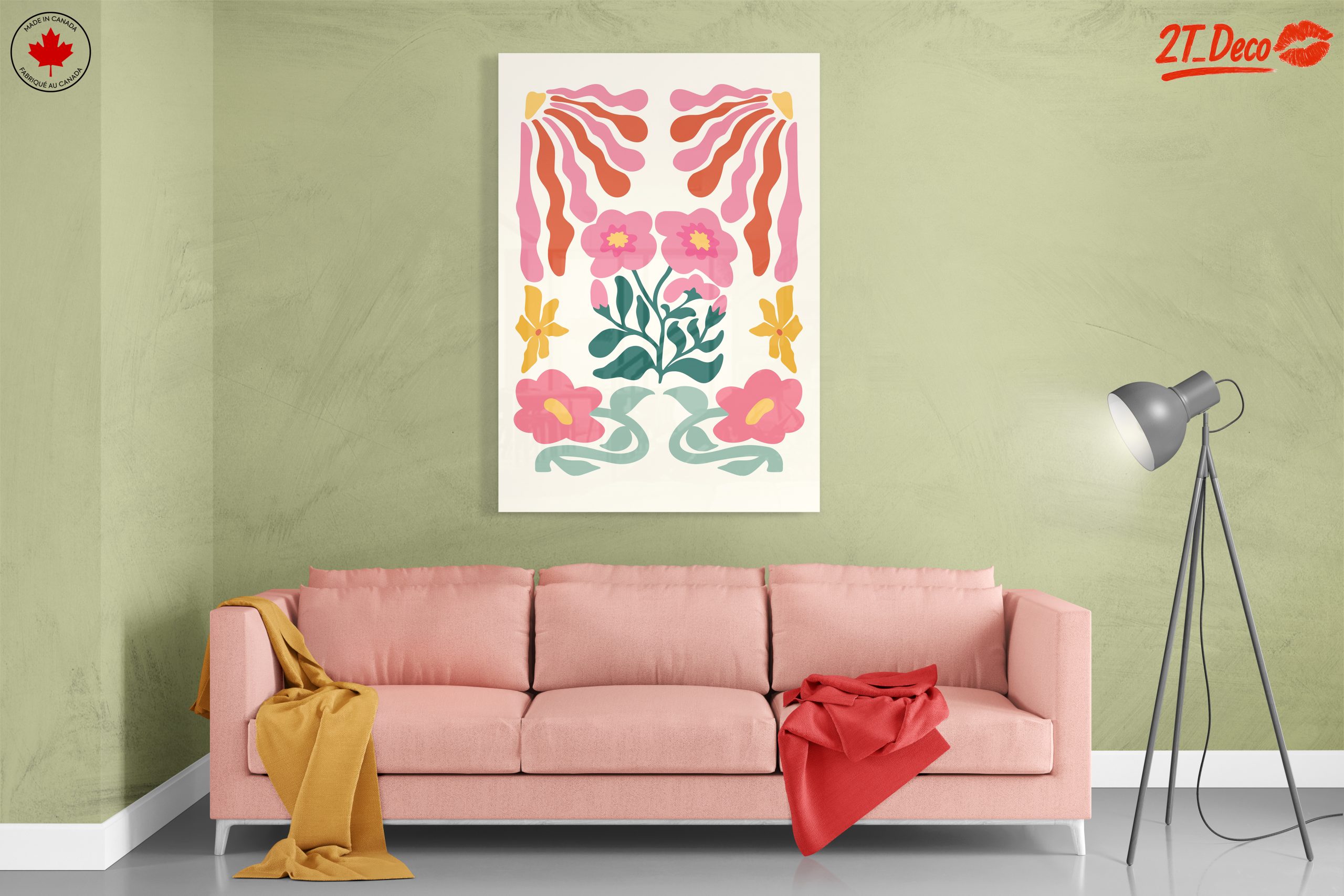 Charming Floral Modern Design Art - Image 7