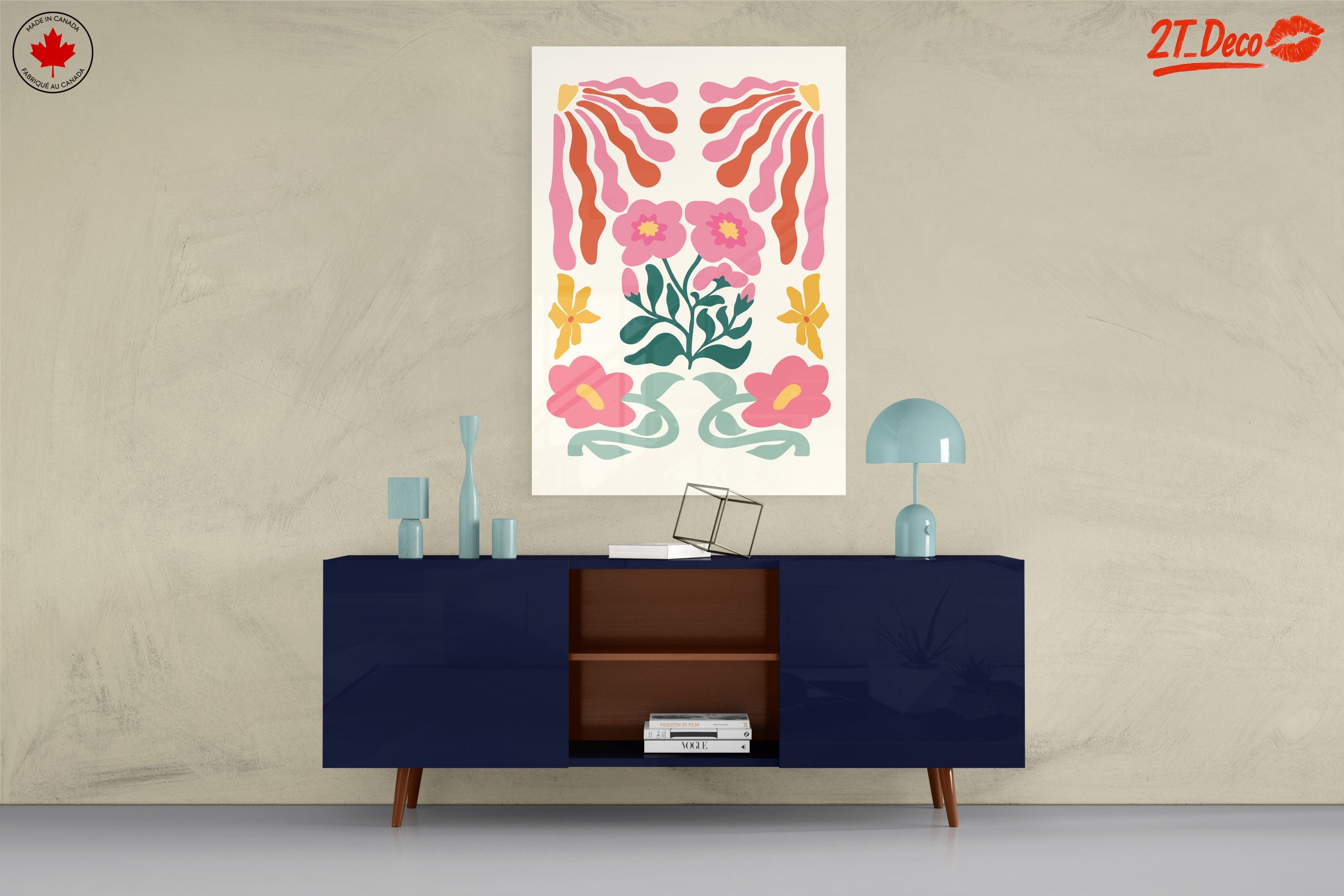 Charming Floral Modern Design Art - Image 8