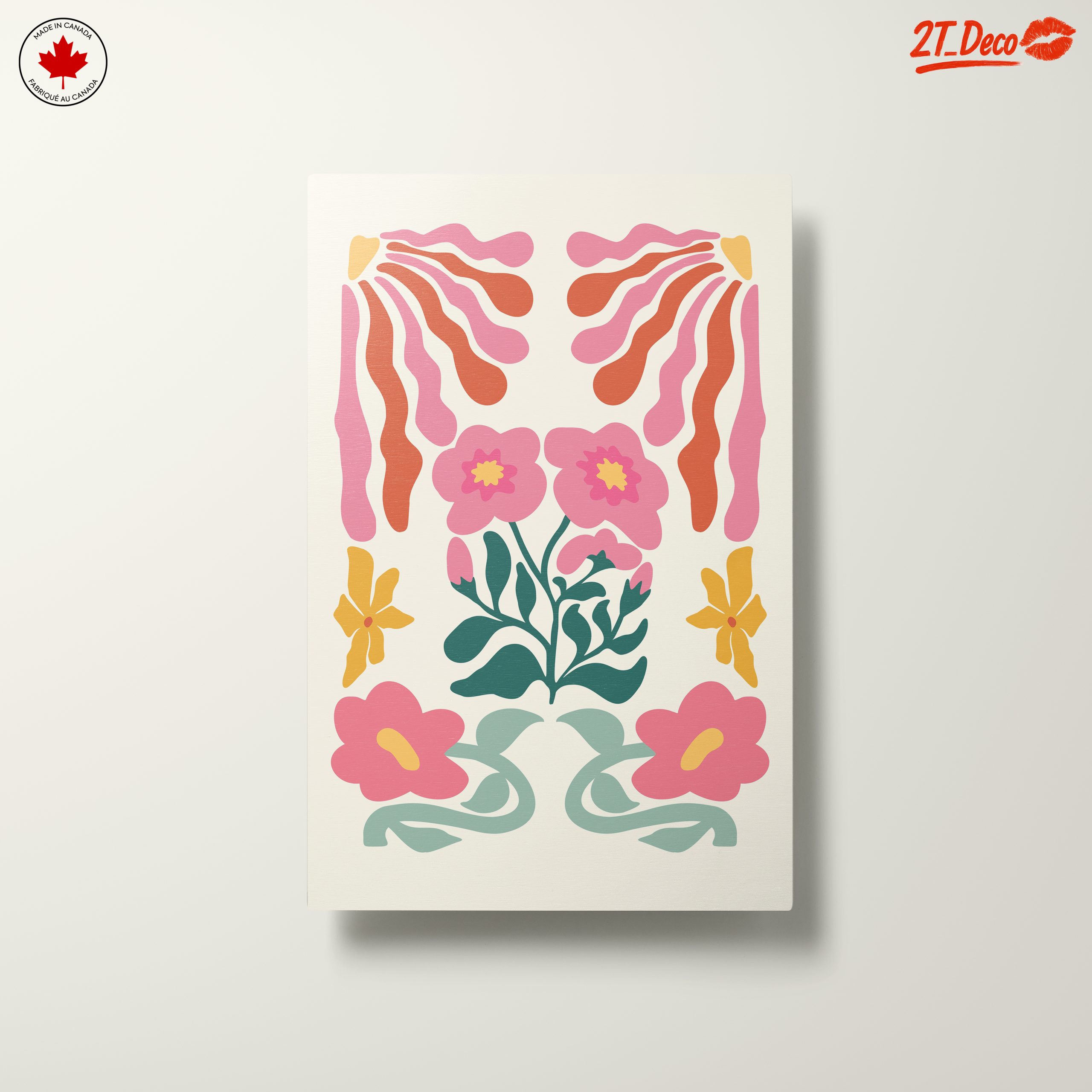 Charming Floral Modern Design Art - Image 10