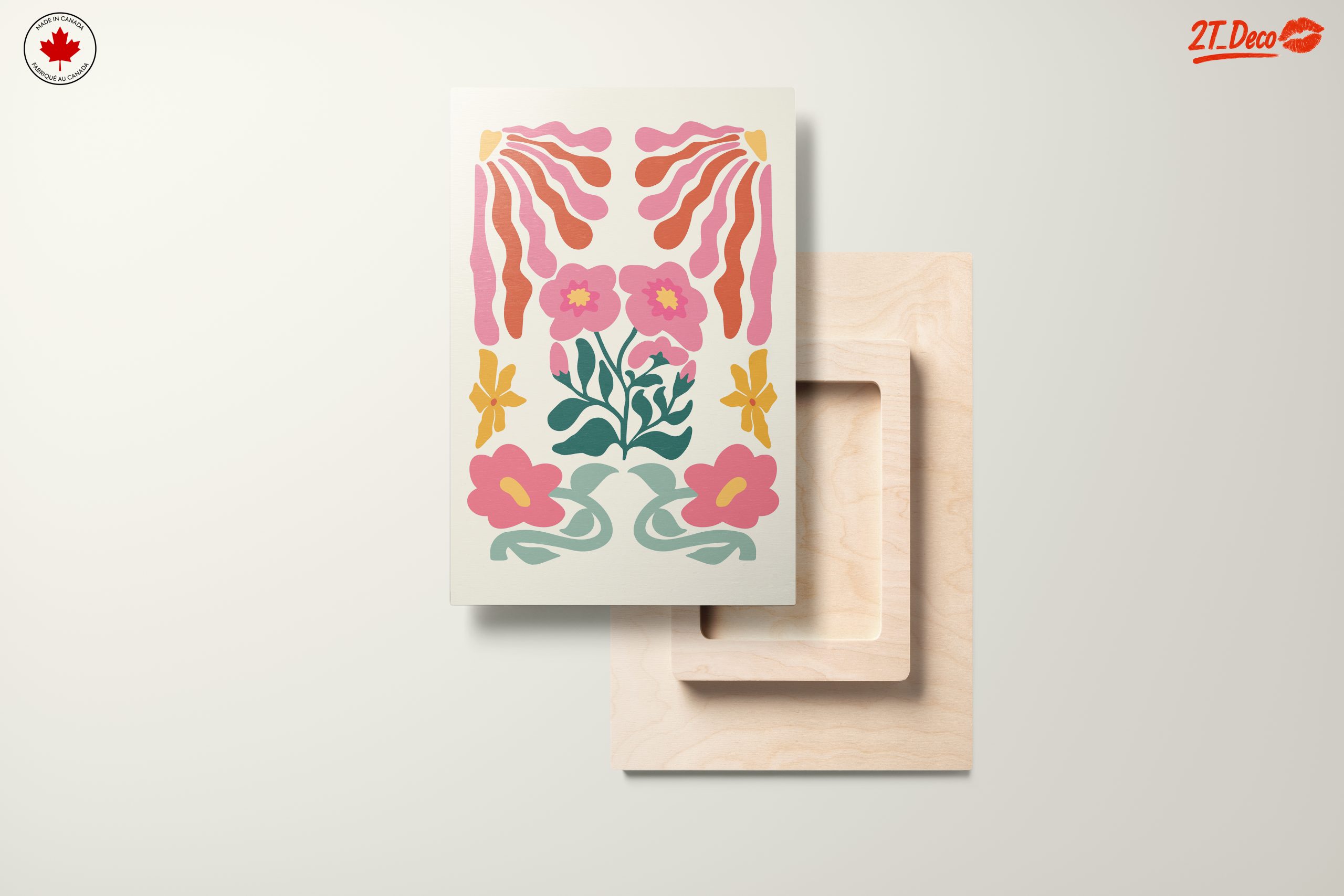 Charming Floral Modern Design Art - Image 11