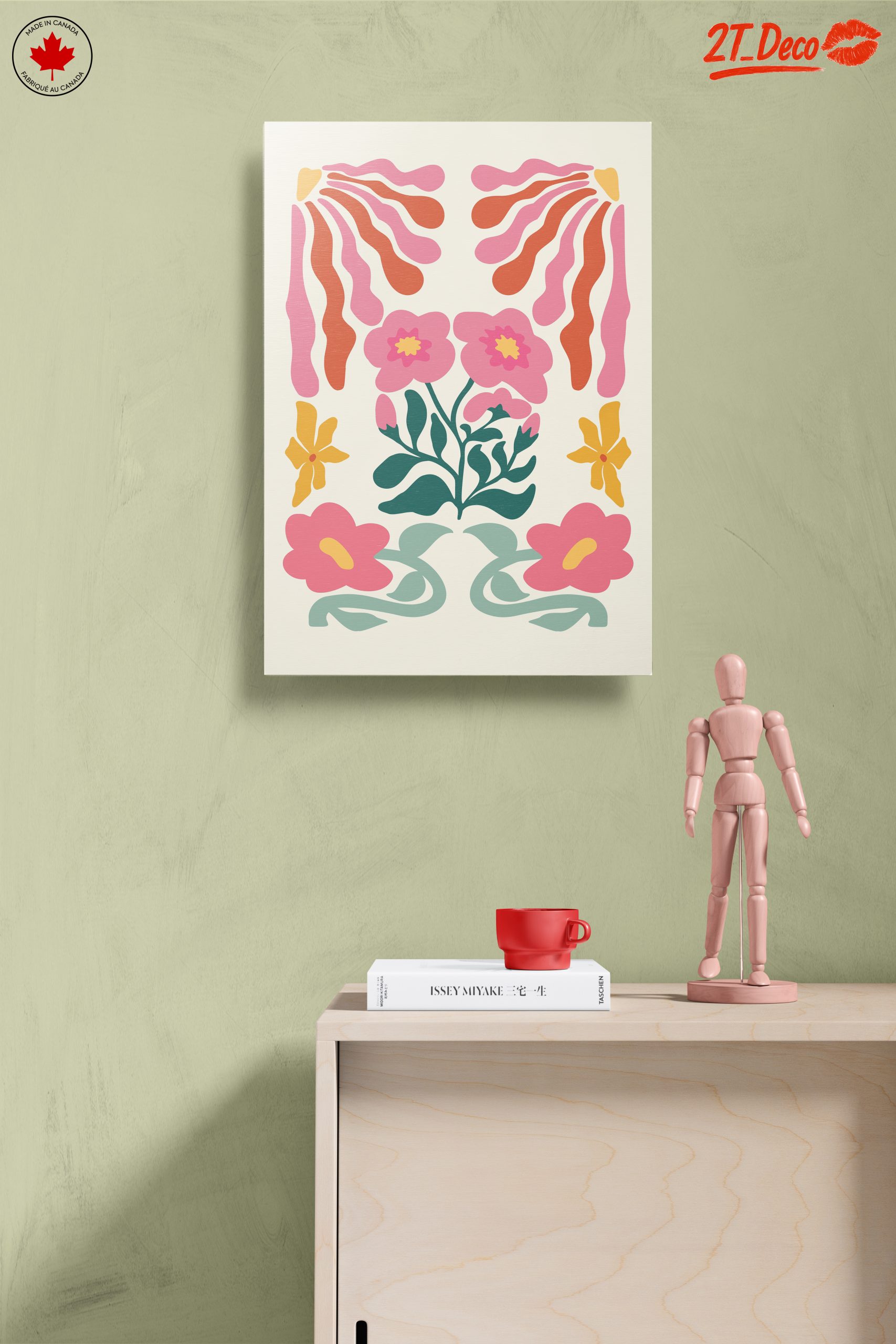 Charming Floral Modern Design Art - Image 14