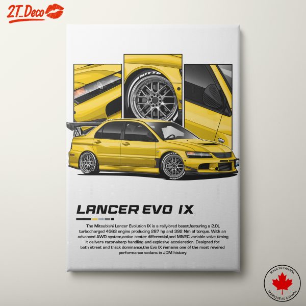 Mitsubishi Lancer Evolution IX Illustration