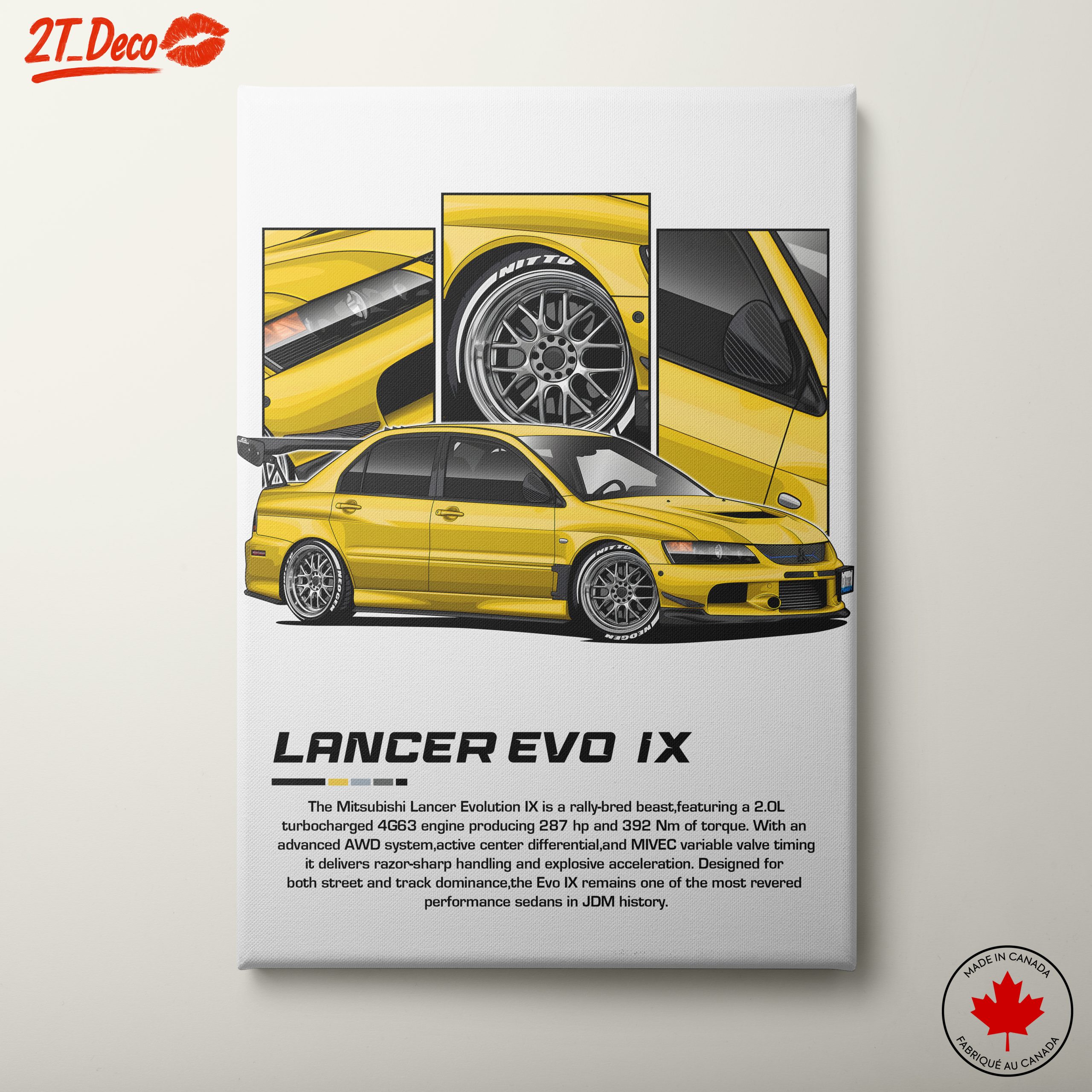 Mitsubishi Lancer Evolution IX Illustration