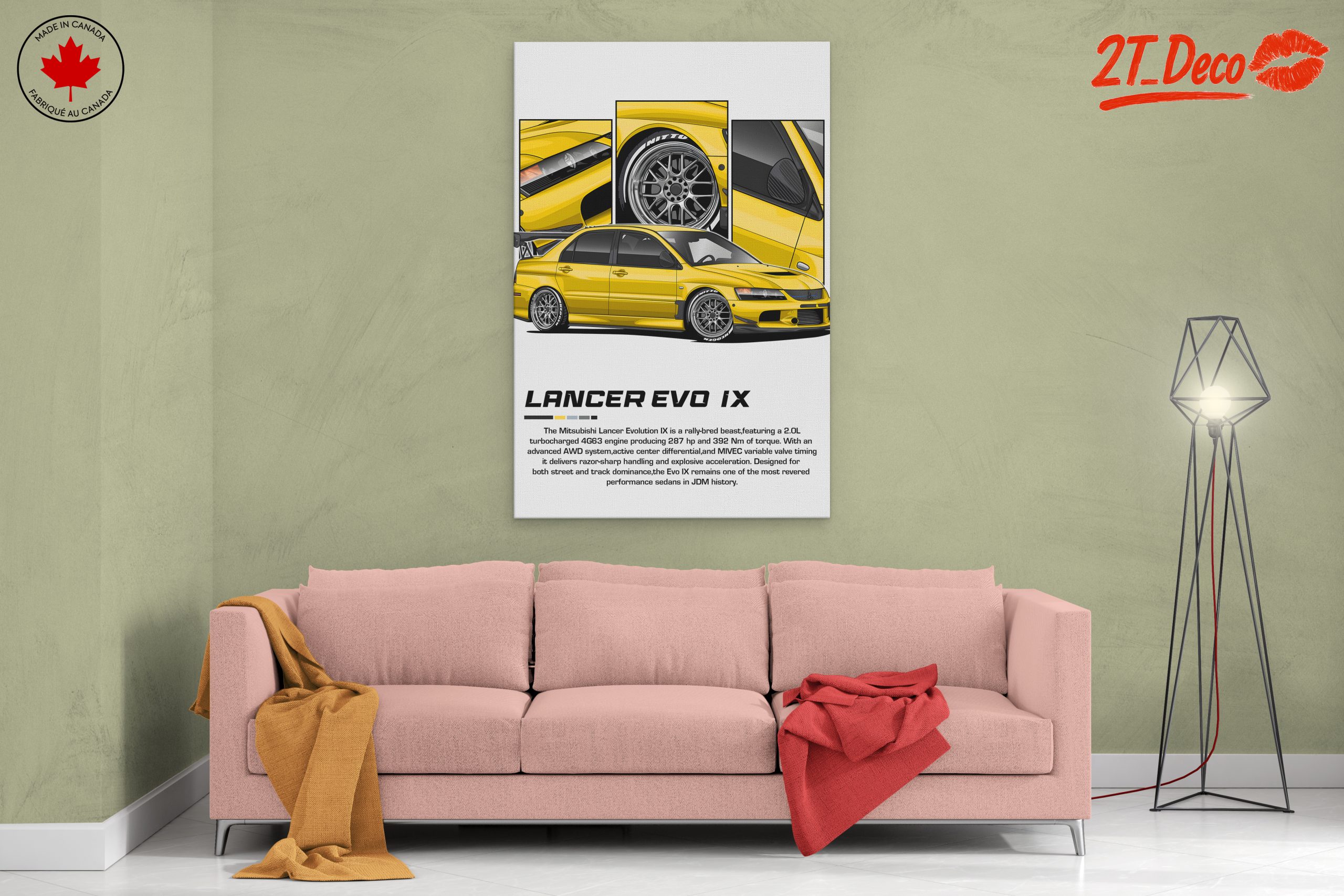 Mitsubishi Lancer Evolution IX Illustration - Image 2