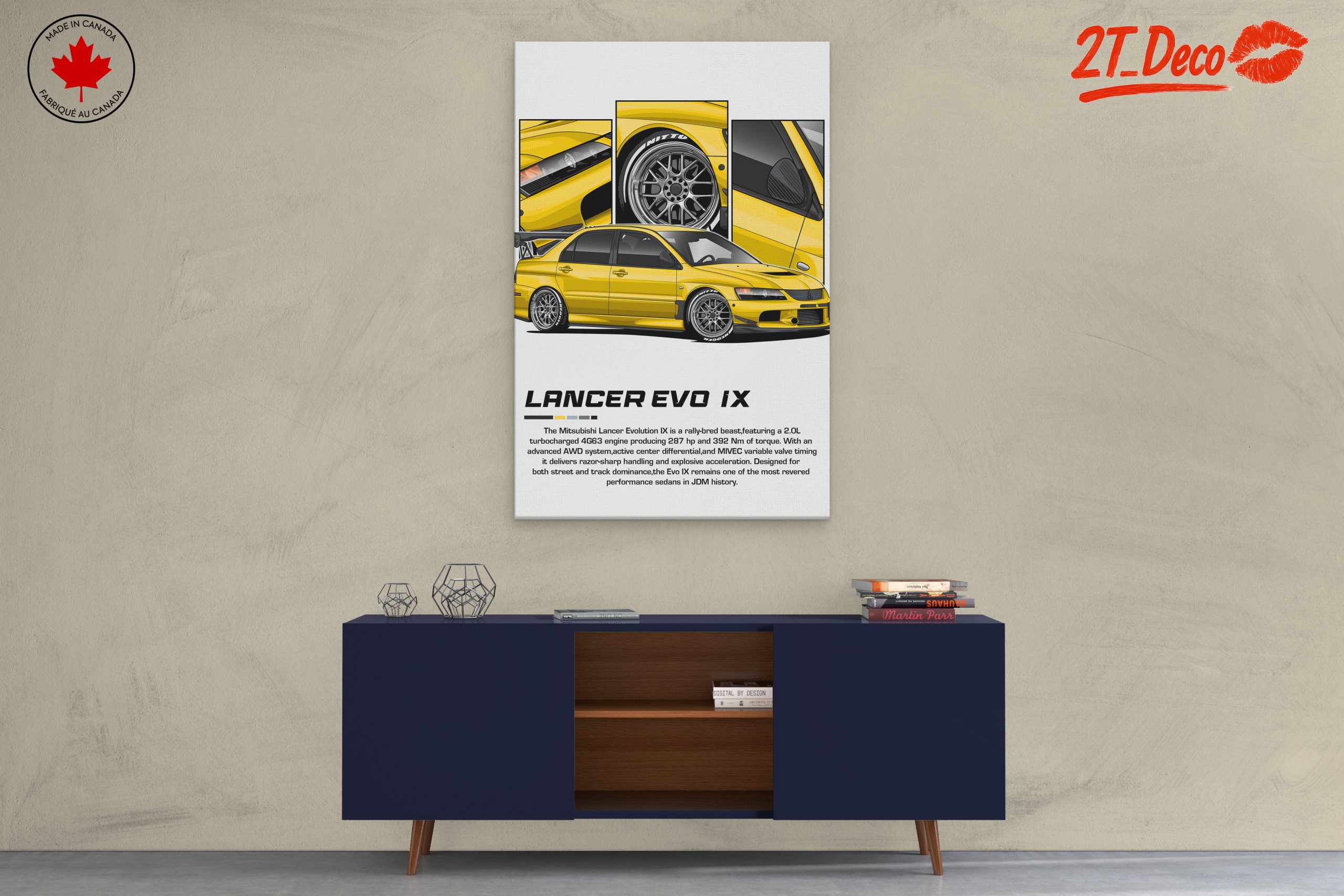 Mitsubishi Lancer Evolution IX Illustration - Image 3