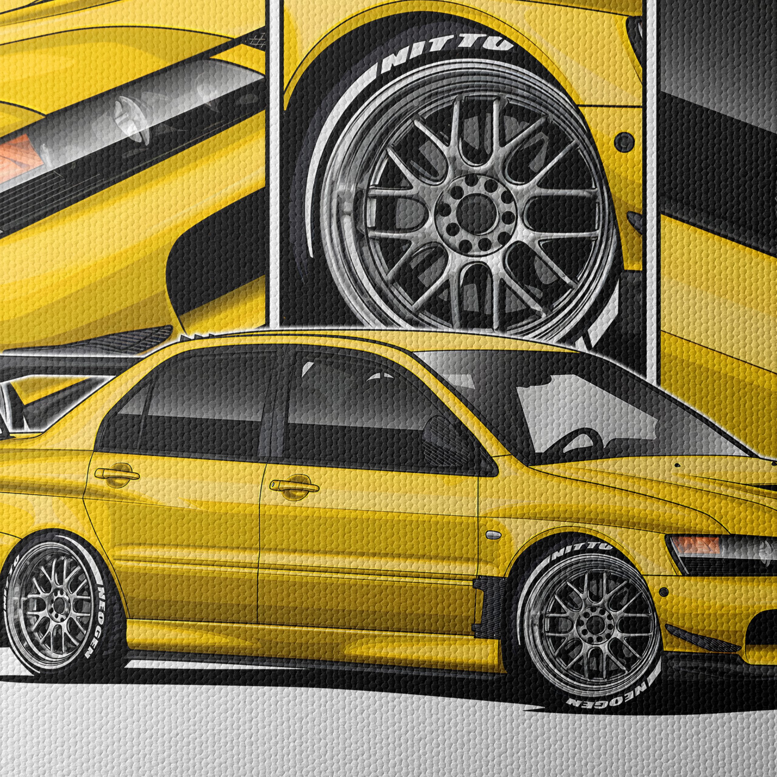 Mitsubishi Lancer Evolution IX Illustration - Image 4
