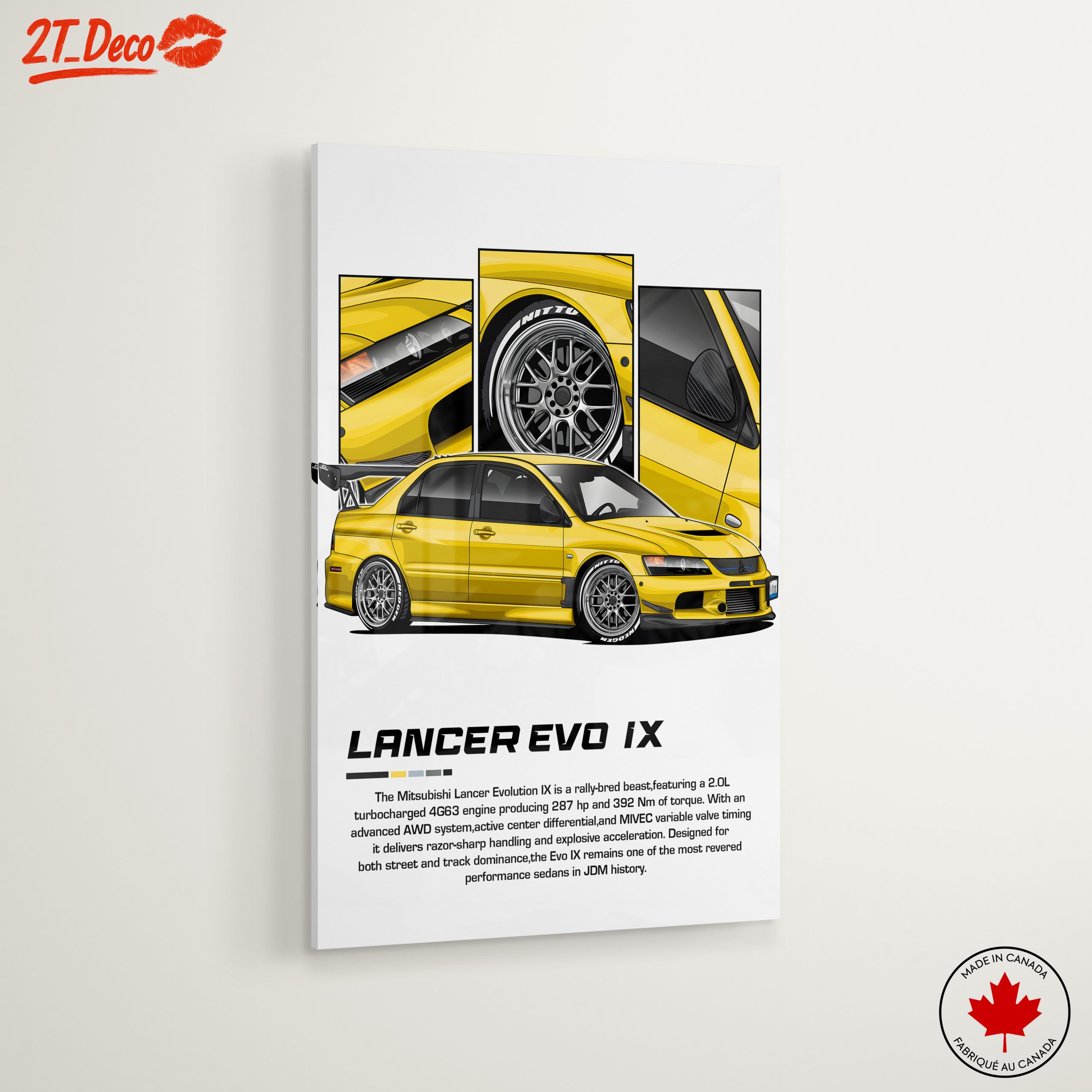 Mitsubishi Lancer Evolution IX Illustration - Image 6