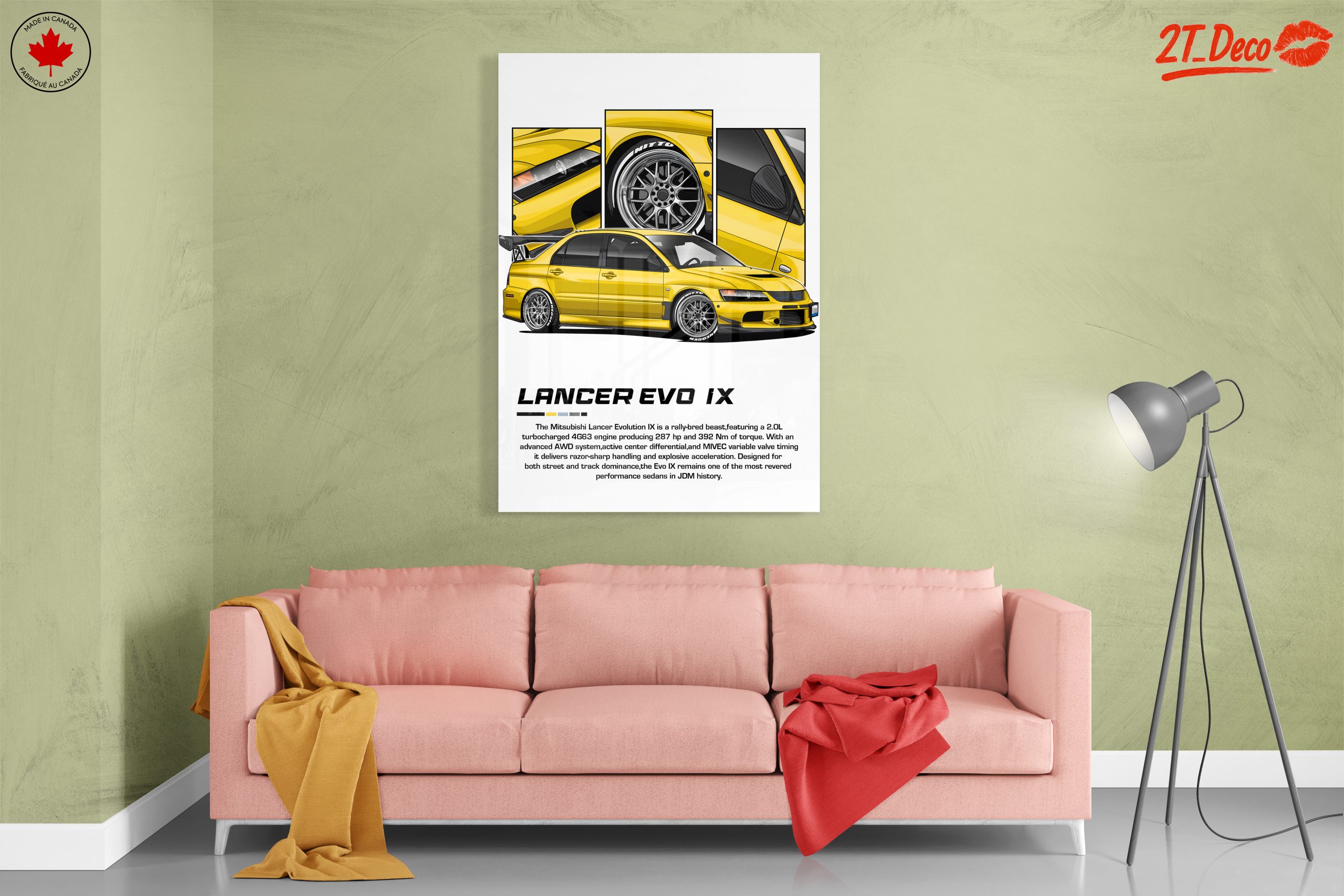 Mitsubishi Lancer Evolution IX Illustration - Image 7