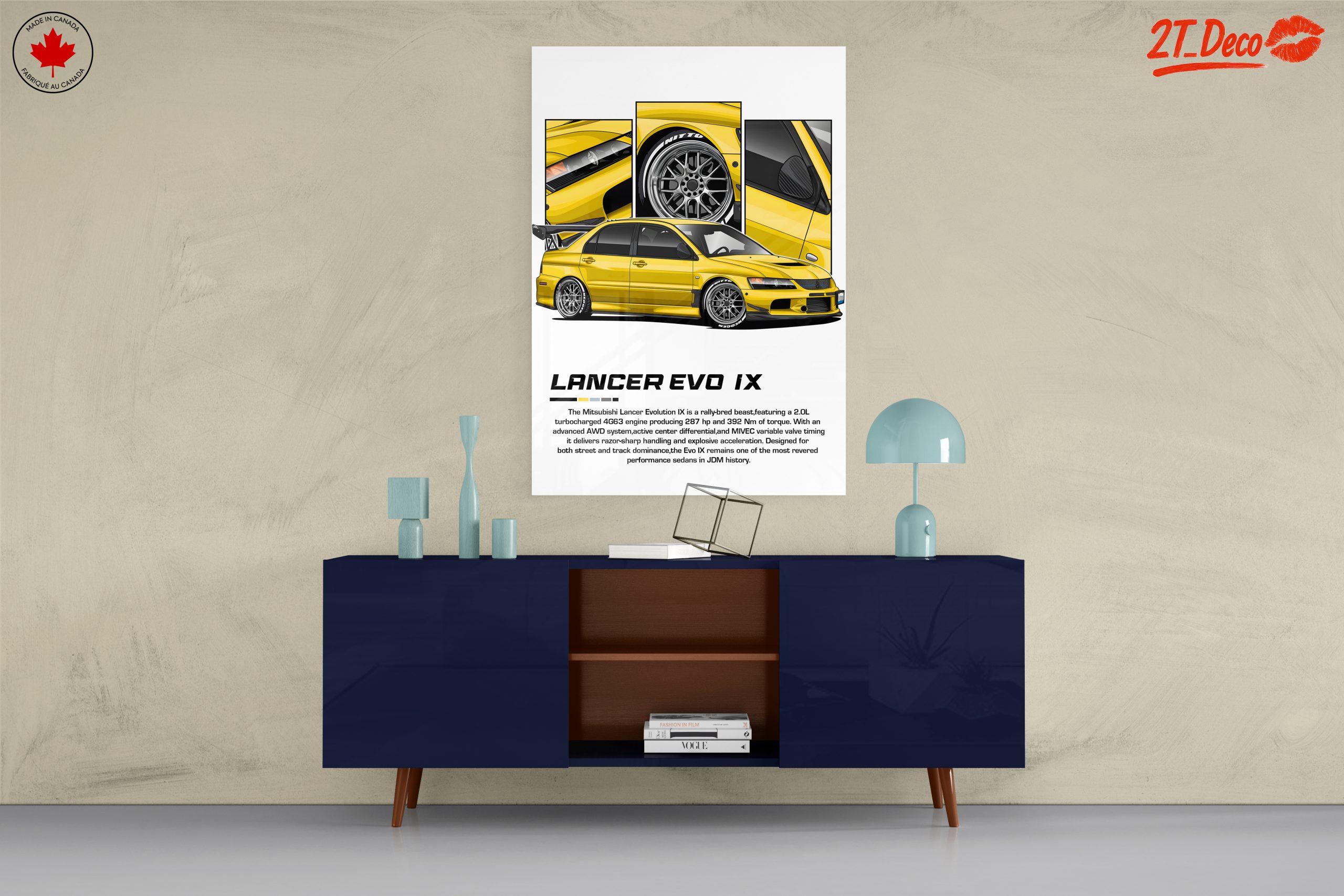 Mitsubishi Lancer Evolution IX Illustration - Image 8