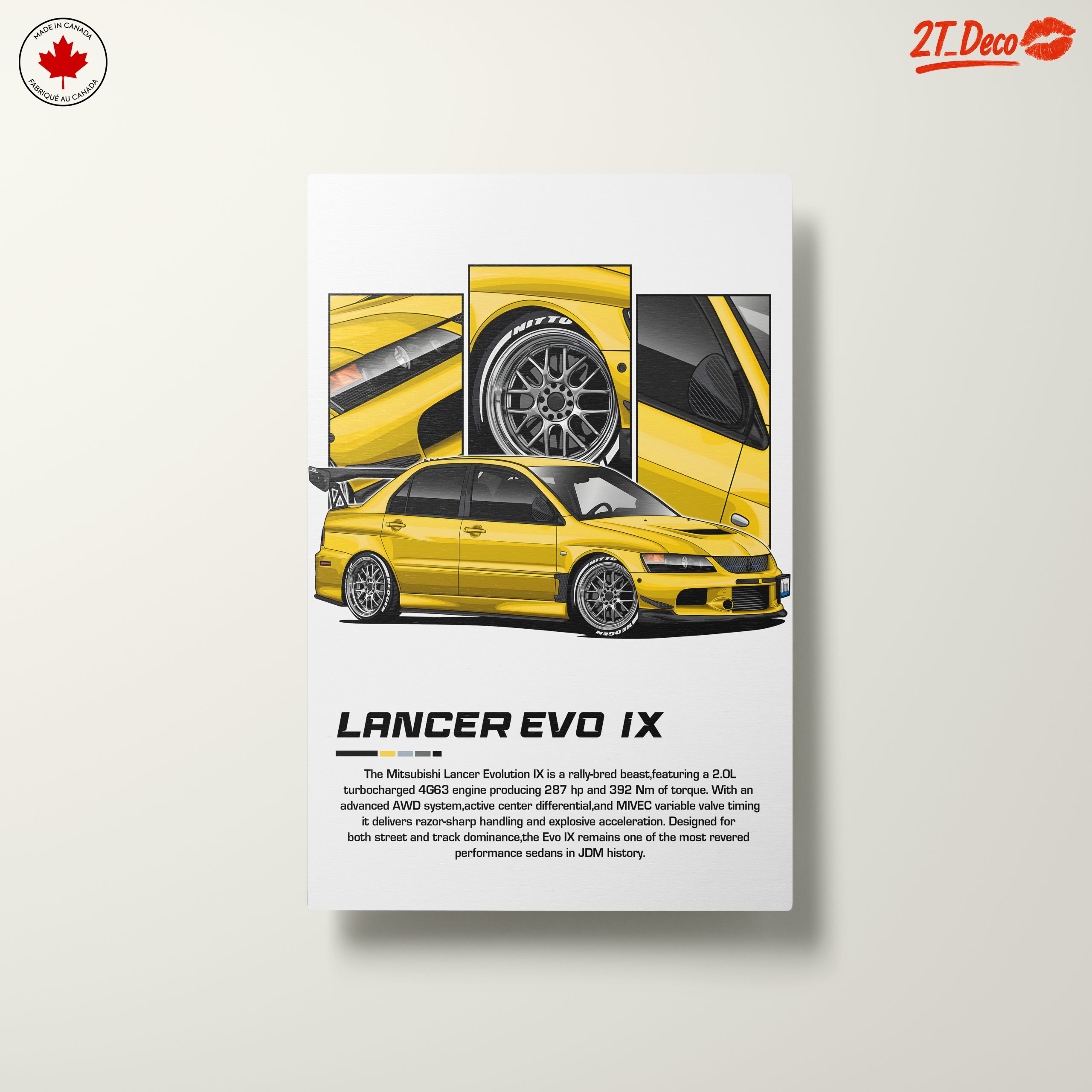 Mitsubishi Lancer Evolution IX Illustration - Image 10