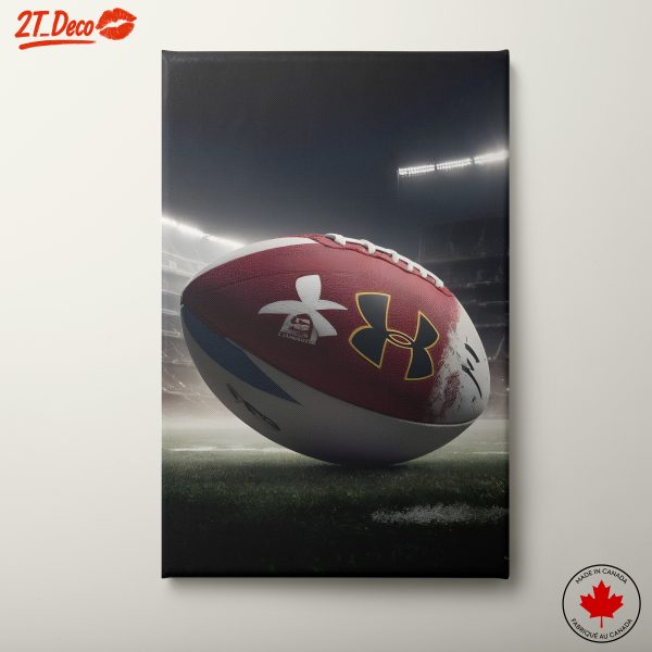 Under Armour Rugby Ball in Dramatic Setting
