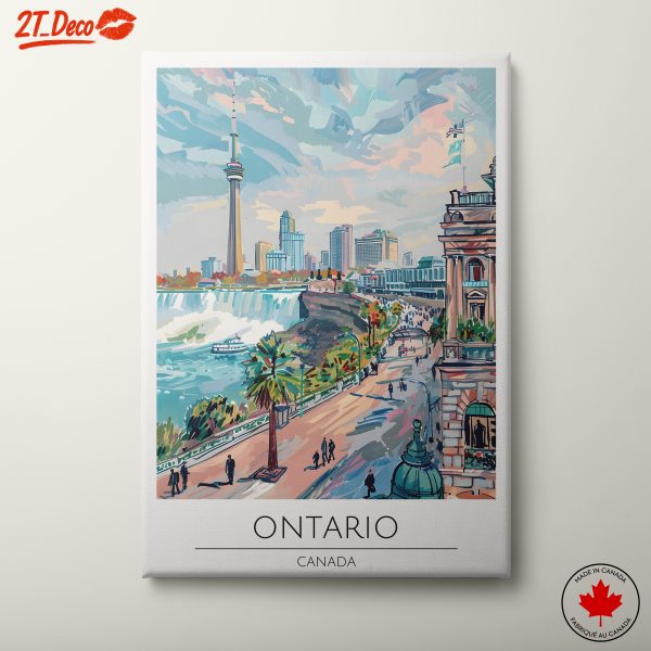 Urban Landscape of Ontario with CN Tower