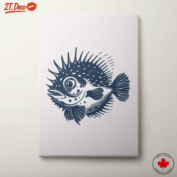 Stylized Fish Art for Ocean Lovers