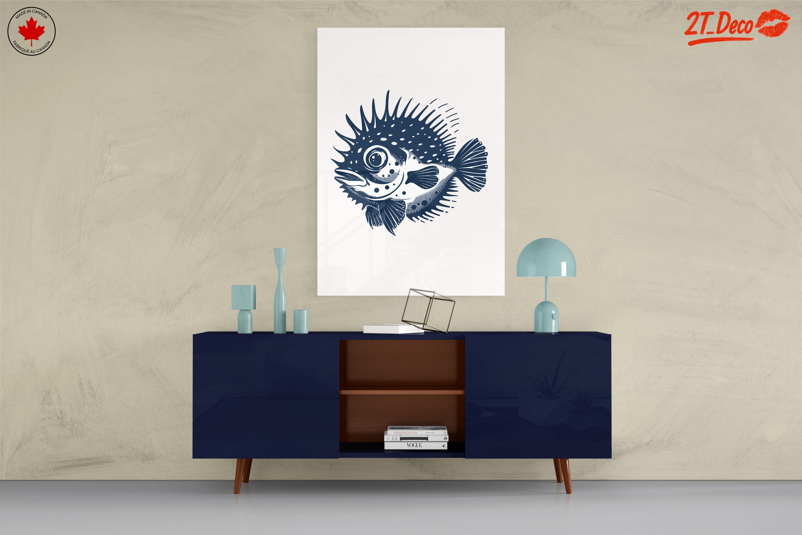 Stylized Fish Art for Ocean Lovers - Image 8