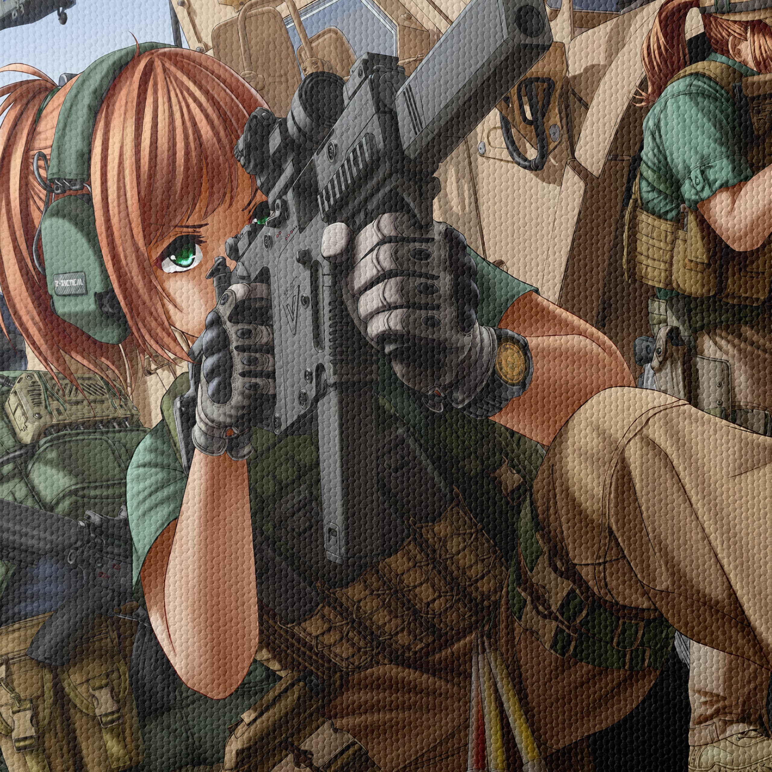 Dynamic Military Action Scene in Anime Style - Image 4