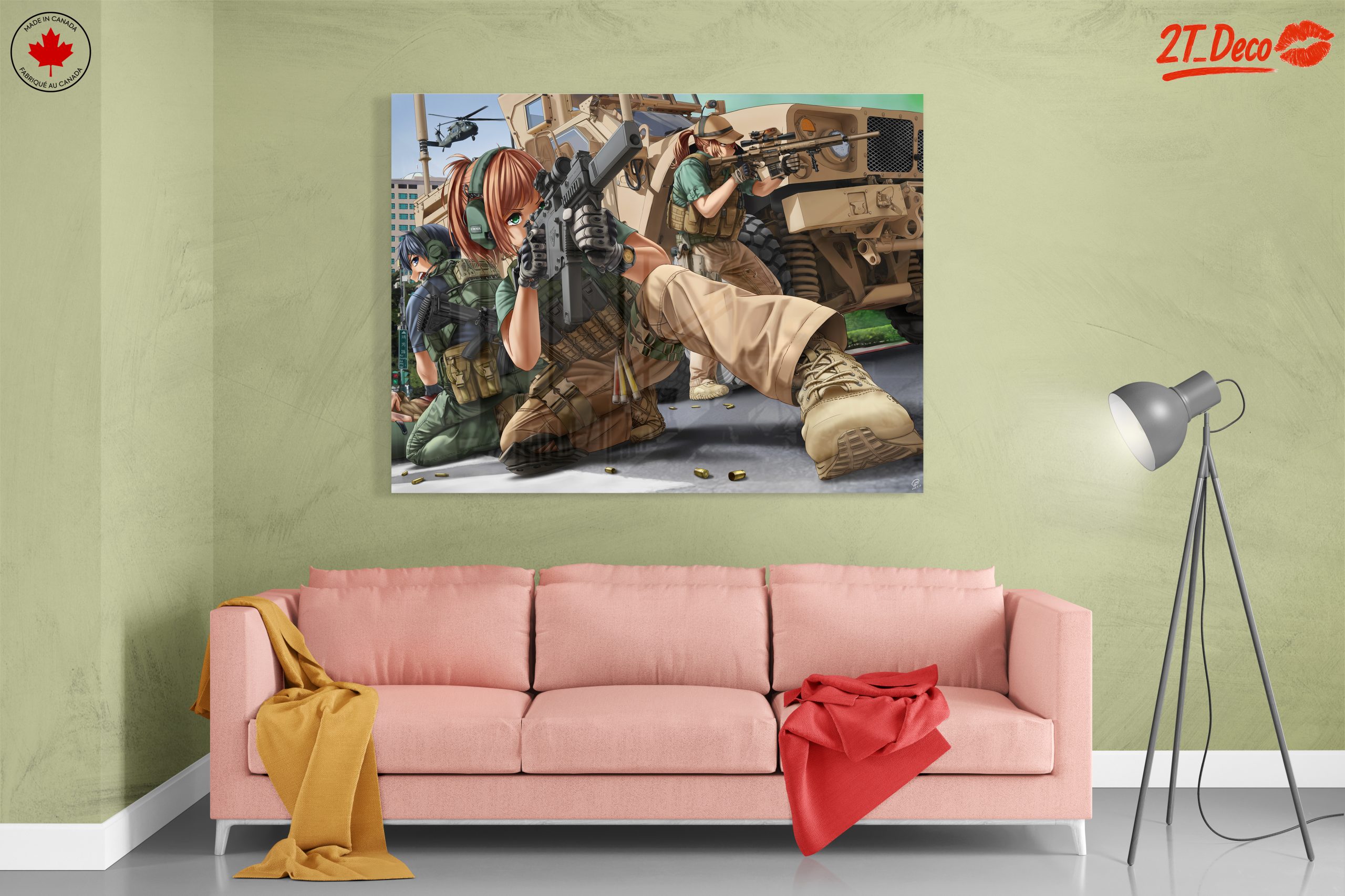 Dynamic Military Action Scene in Anime Style - Image 7