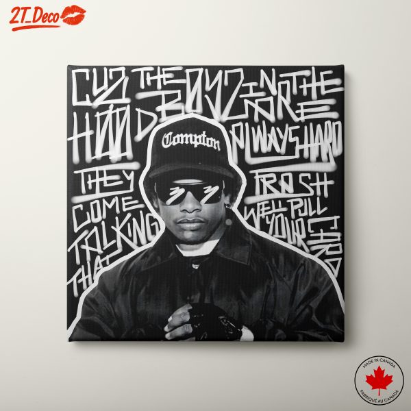 Hip Hop Cultural Artwork Featuring Compton Influence