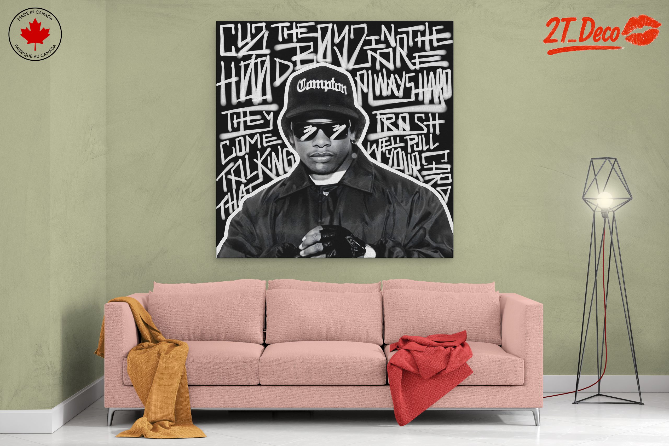 Hip Hop Cultural Artwork Featuring Compton Influence - Image 2