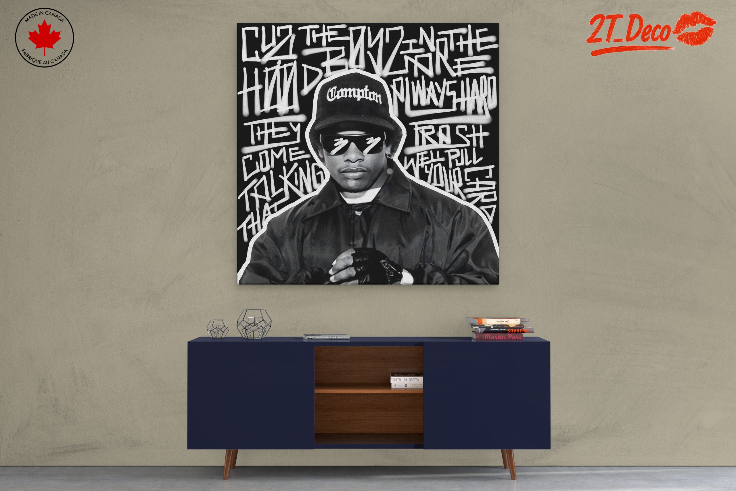 Hip Hop Cultural Artwork Featuring Compton Influence - Image 3