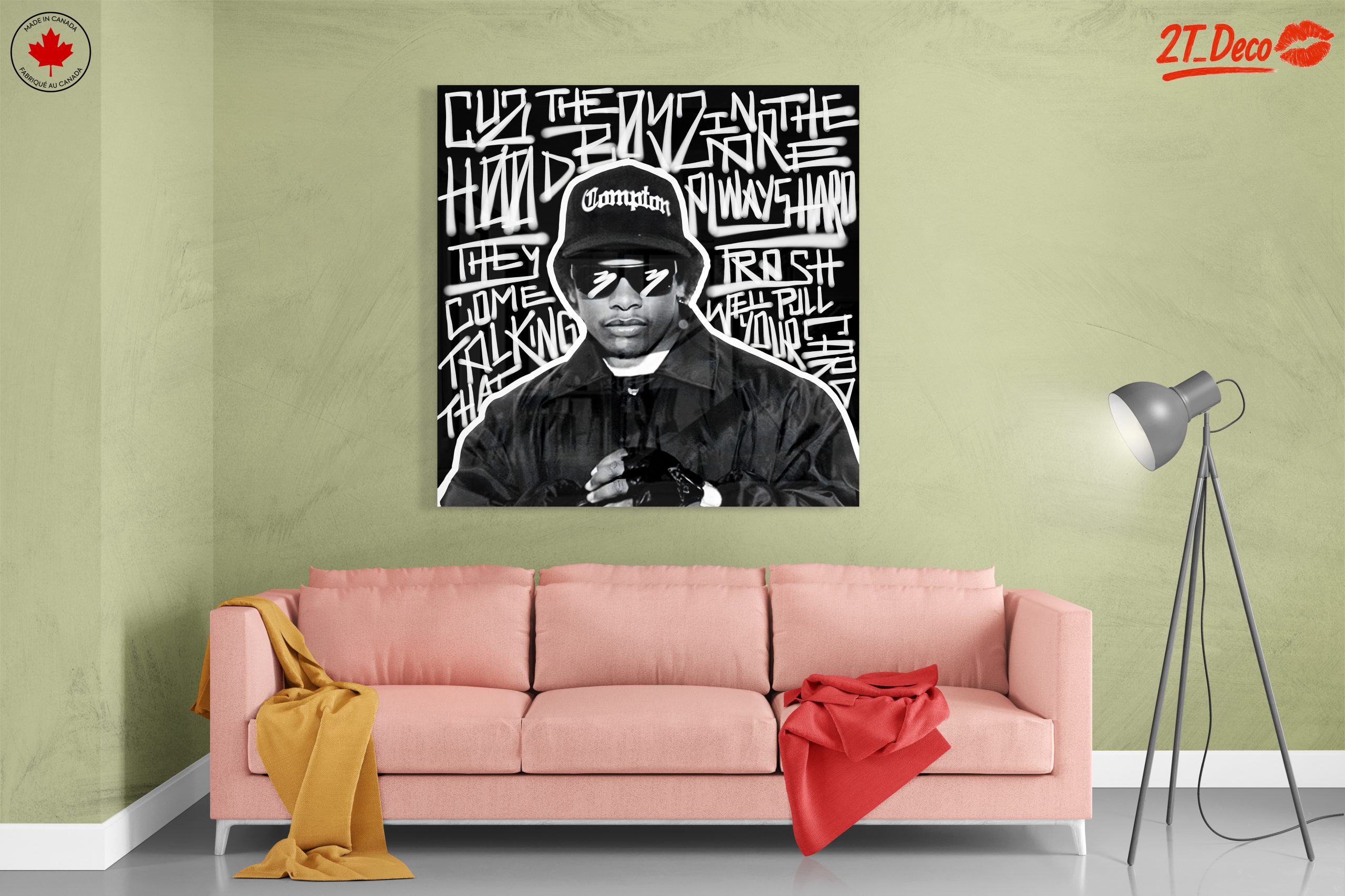 Hip Hop Cultural Artwork Featuring Compton Influence - Image 7