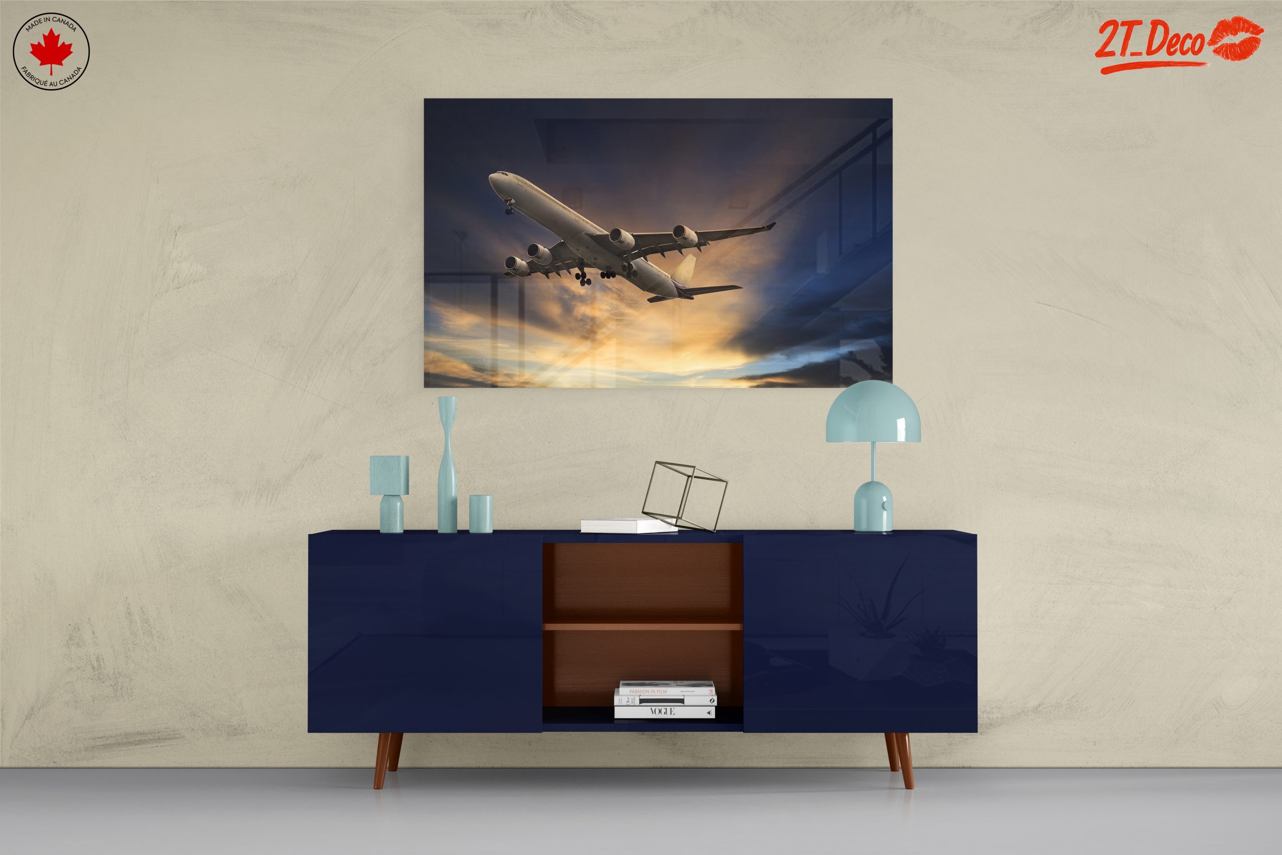 Airplane Flying Through Dramatic Sky - Image 8