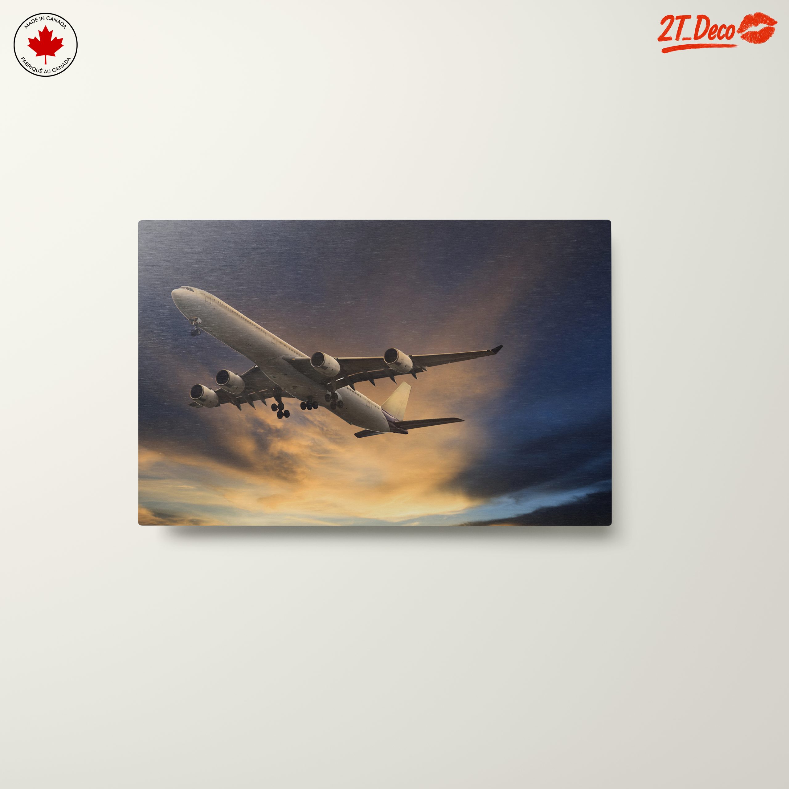 Airplane Flying Through Dramatic Sky - Image 10