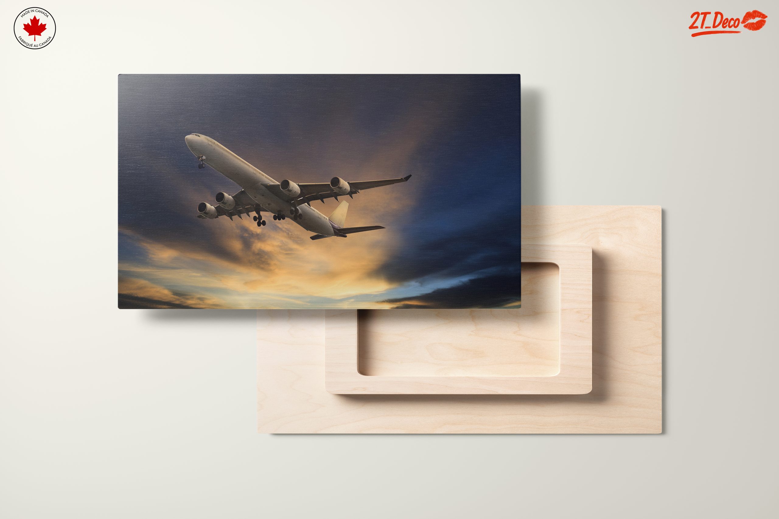 Airplane Flying Through Dramatic Sky - Image 11