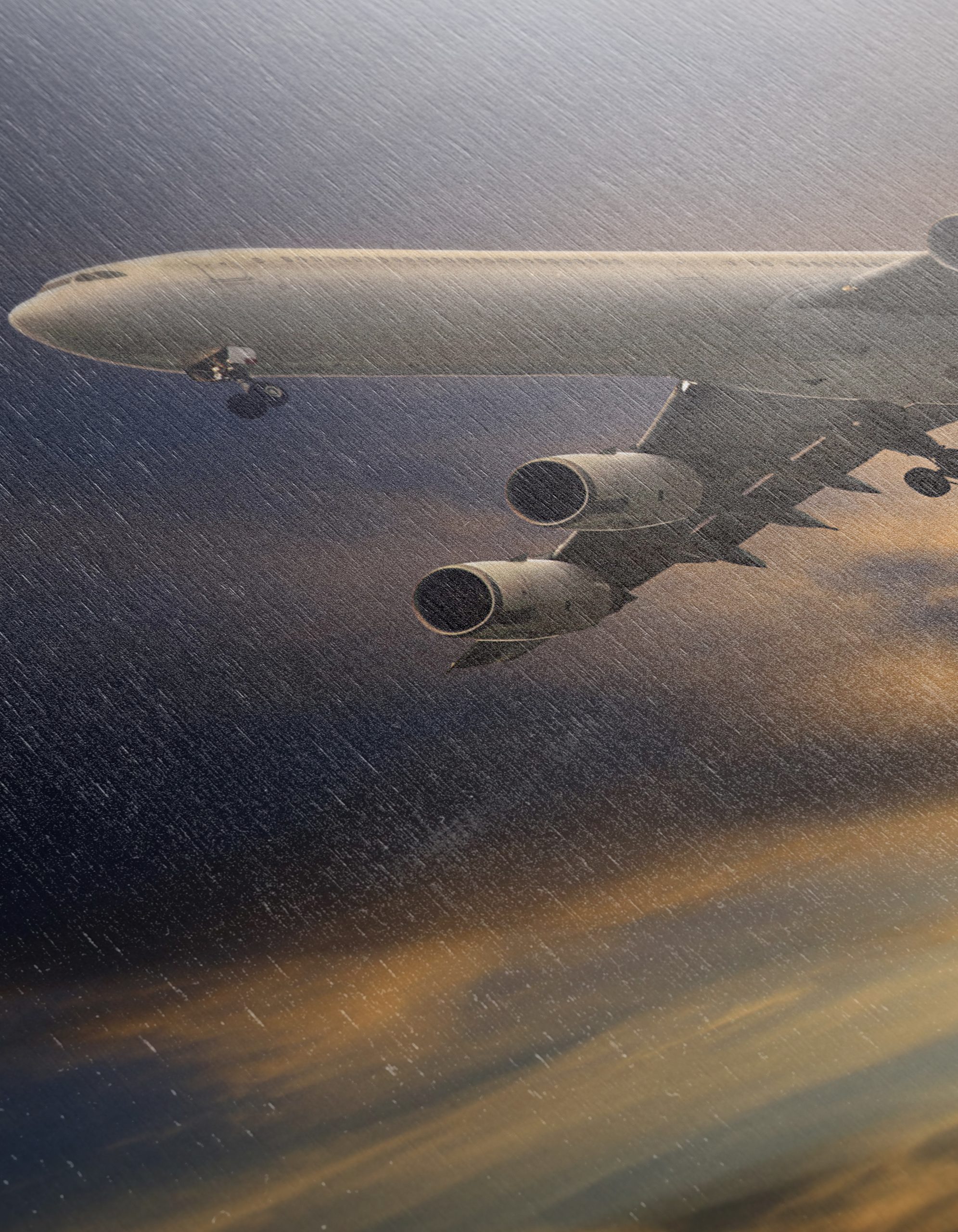 Airplane Flying Through Dramatic Sky - Image 12